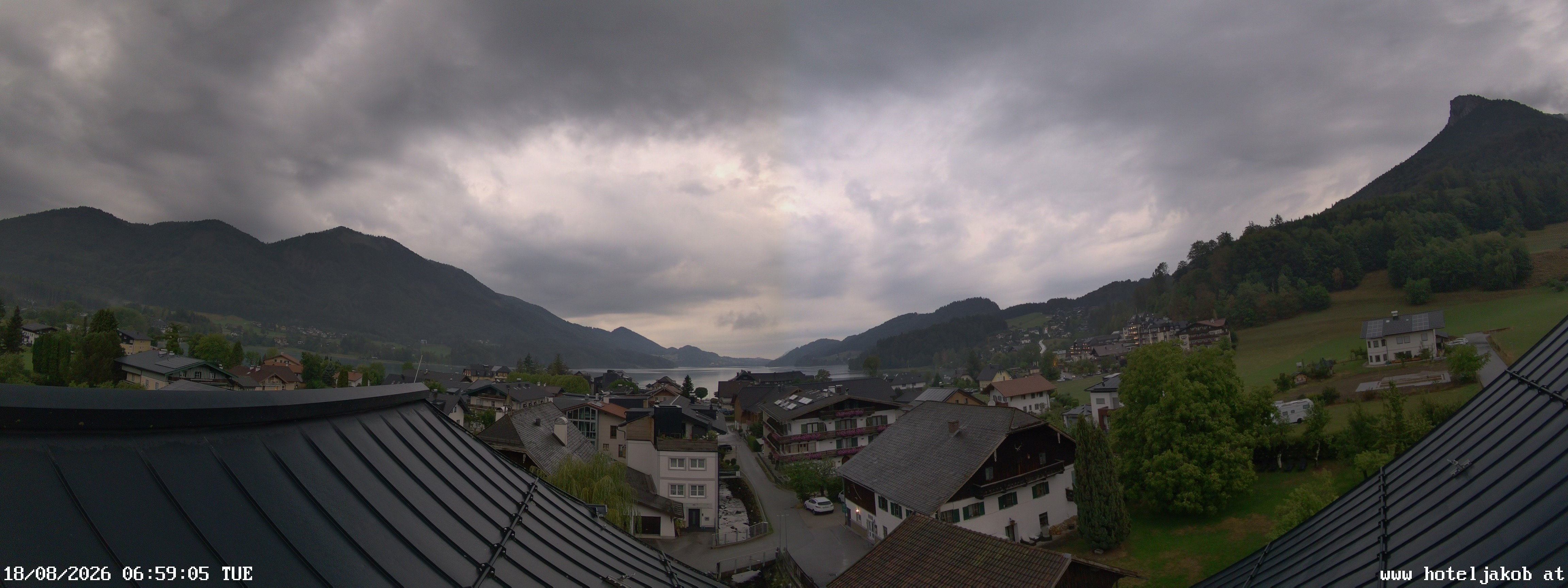 Archiv Foto Webcam Fuschlsee: Hotel Jakob
