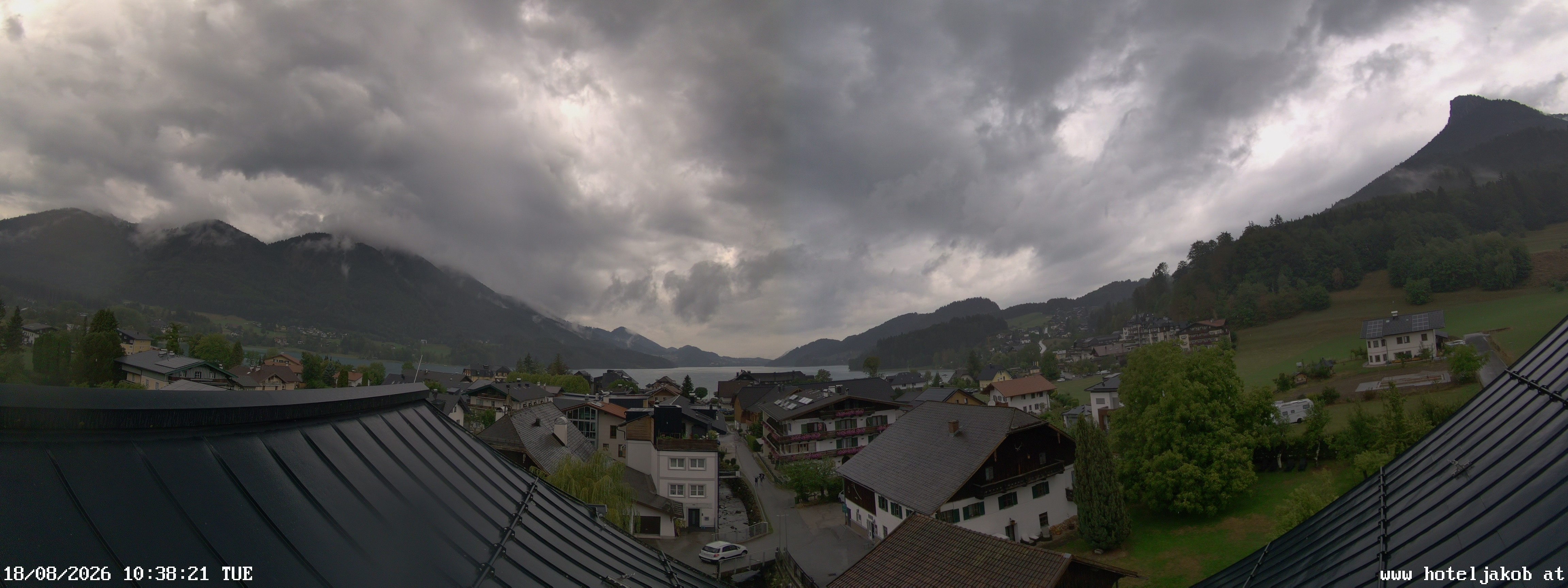 Archiv Foto Webcam Fuschlsee: Hotel Jakob