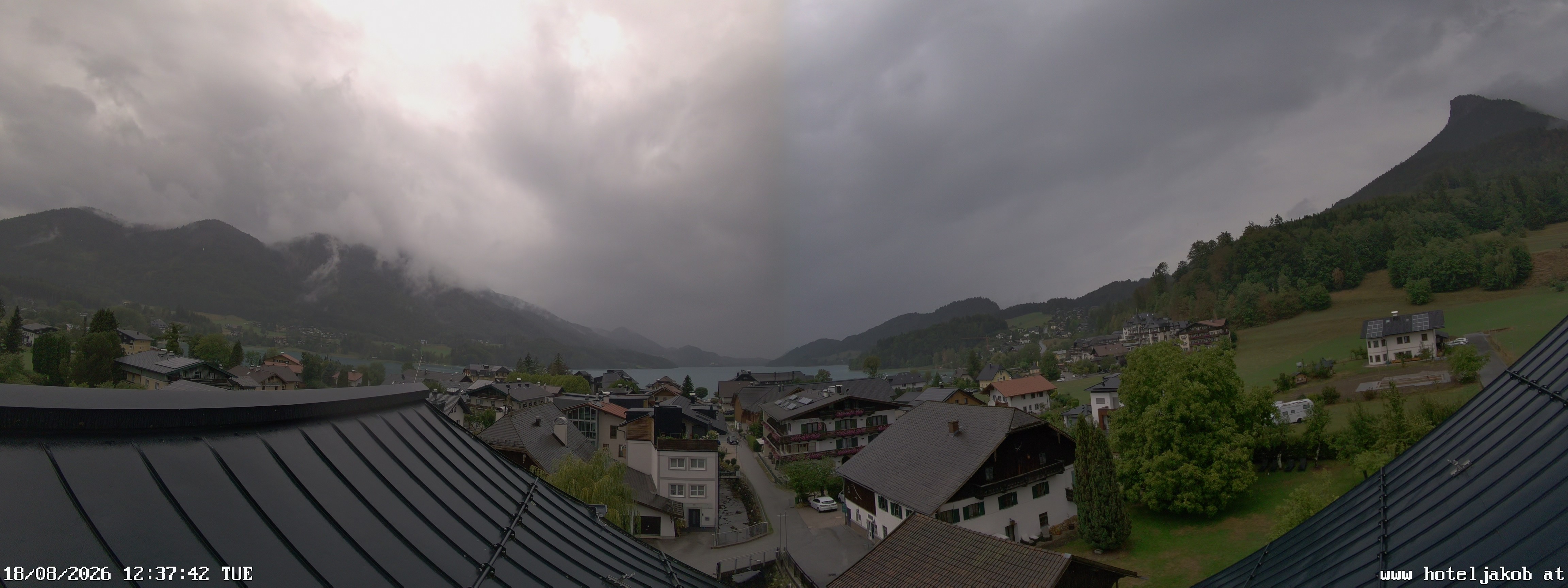 Archiv Foto Webcam Fuschlsee: Hotel Jakob