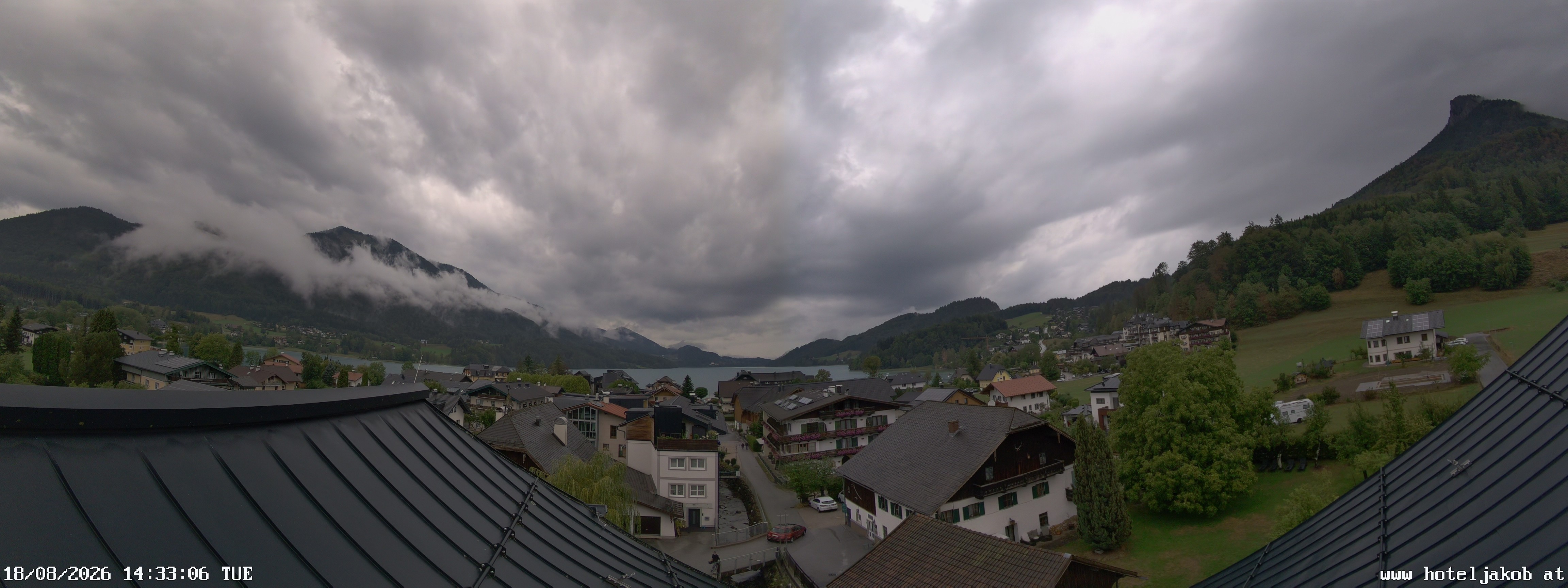 Archiv Foto Webcam Fuschlsee: Hotel Jakob