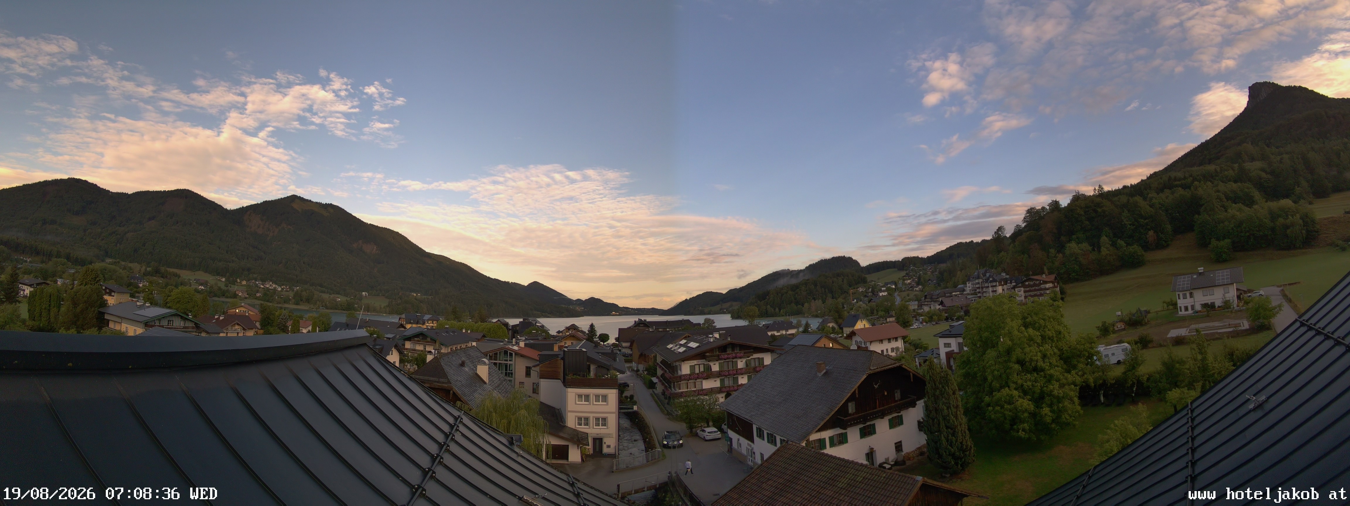 Archiv Foto Webcam Fuschlsee: Hotel Jakob