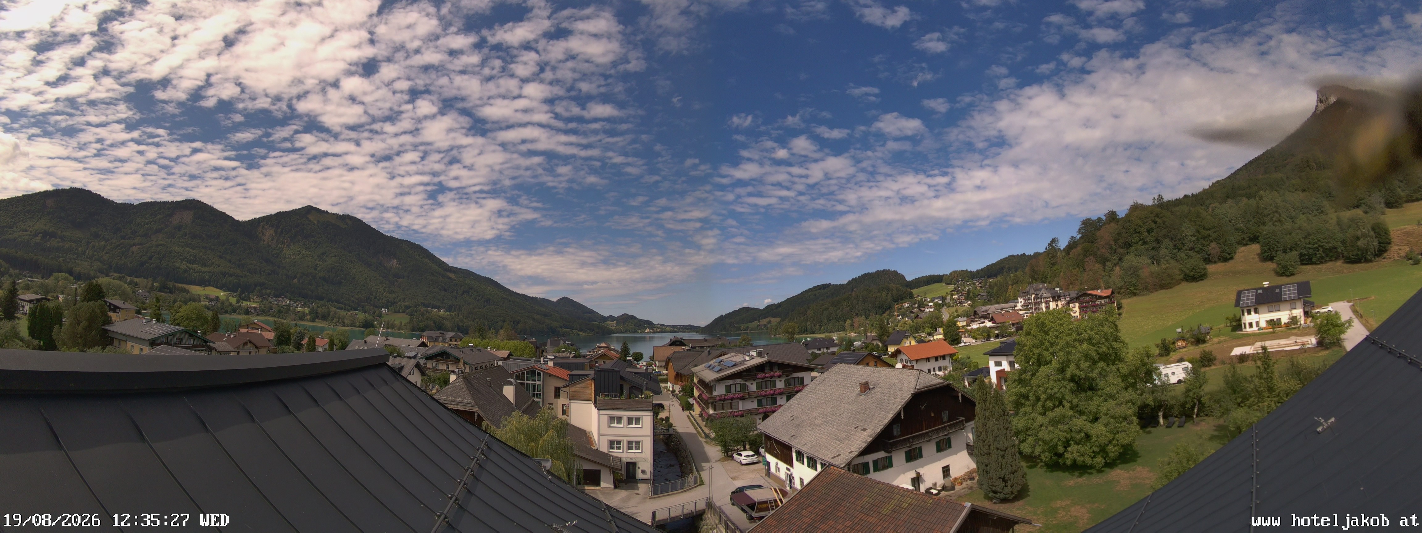 Archiv Foto Webcam Fuschlsee: Hotel Jakob