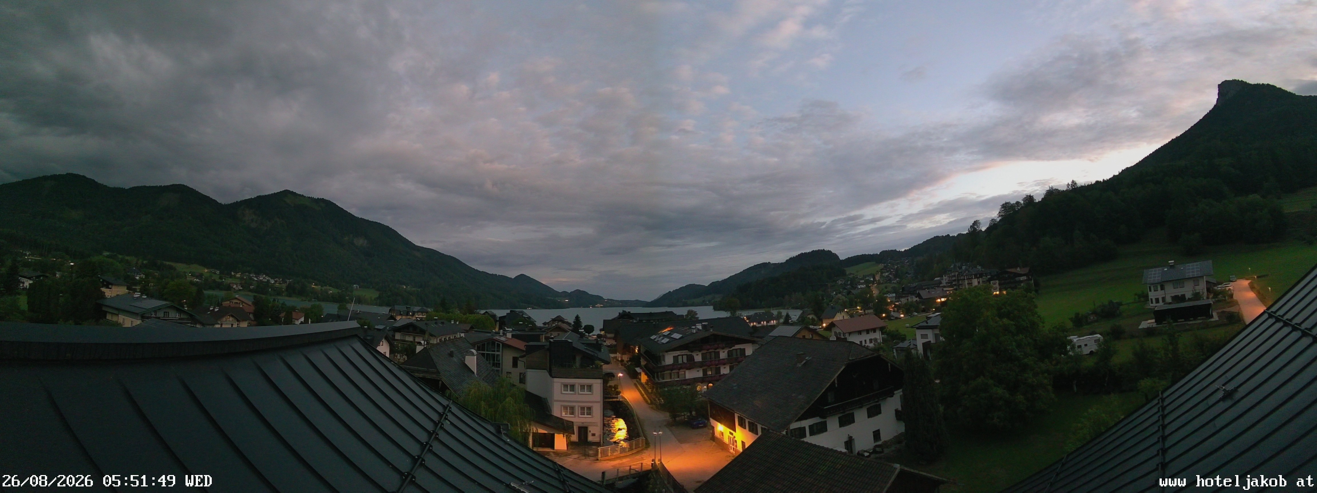 Archiv Foto Webcam Fuschlsee: Hotel Jakob