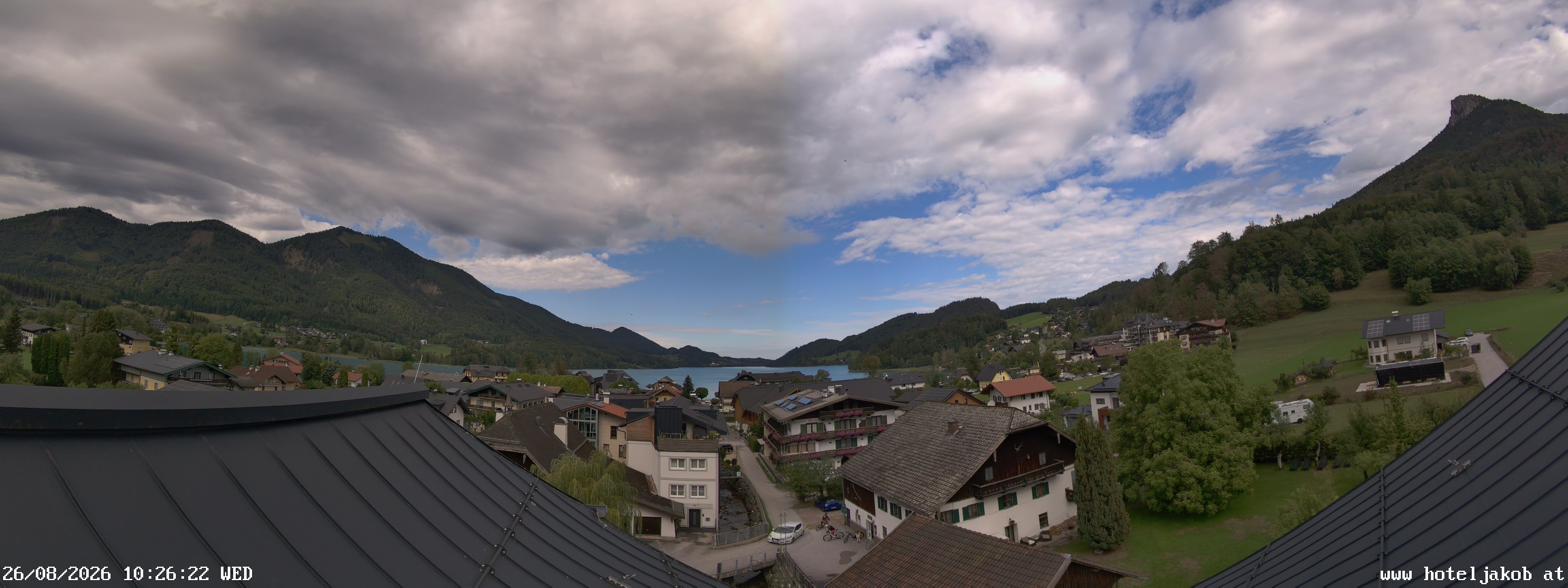 Archiv Foto Webcam Fuschlsee: Hotel Jakob