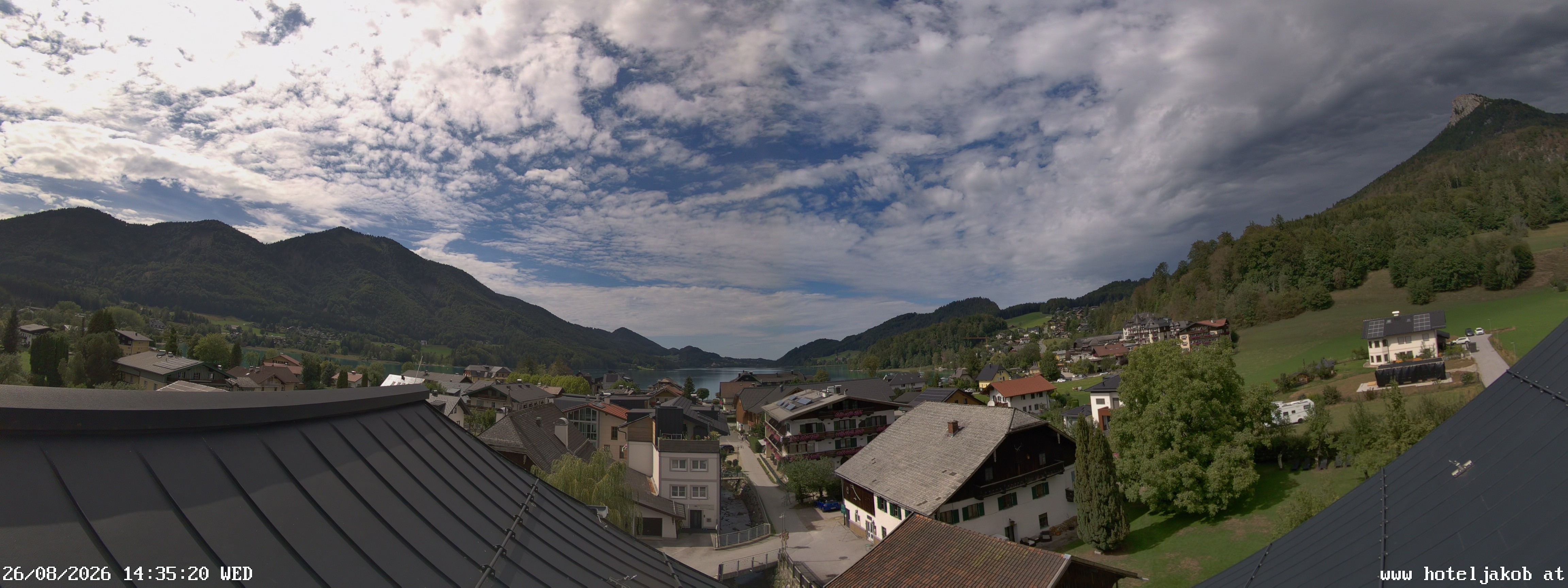 Archiv Foto Webcam Fuschlsee: Hotel Jakob