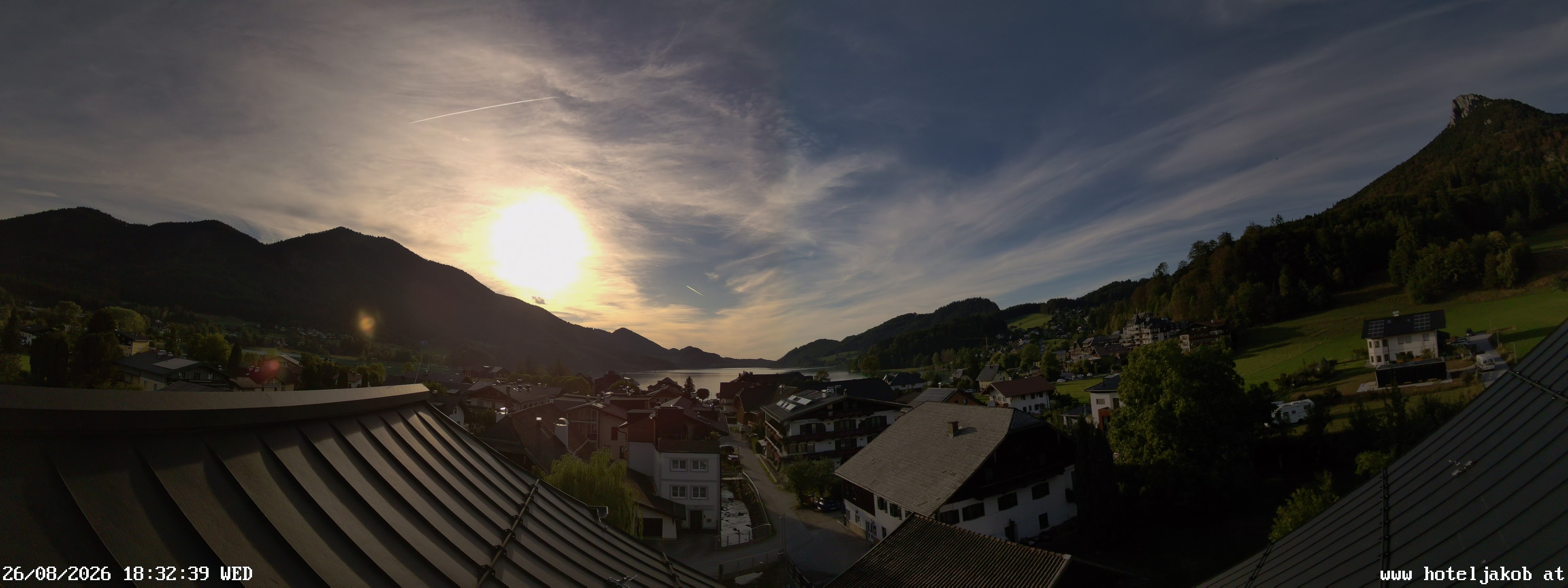Archiv Foto Webcam Fuschlsee: Hotel Jakob
