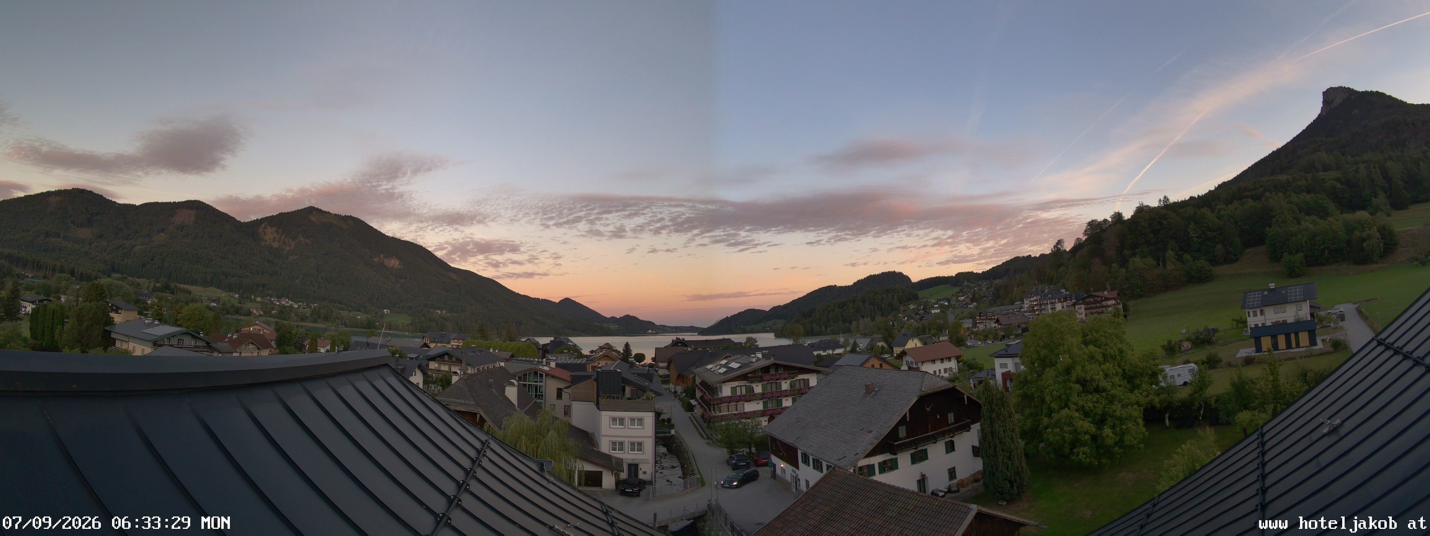 Archiv Foto Webcam Fuschlsee: Hotel Jakob