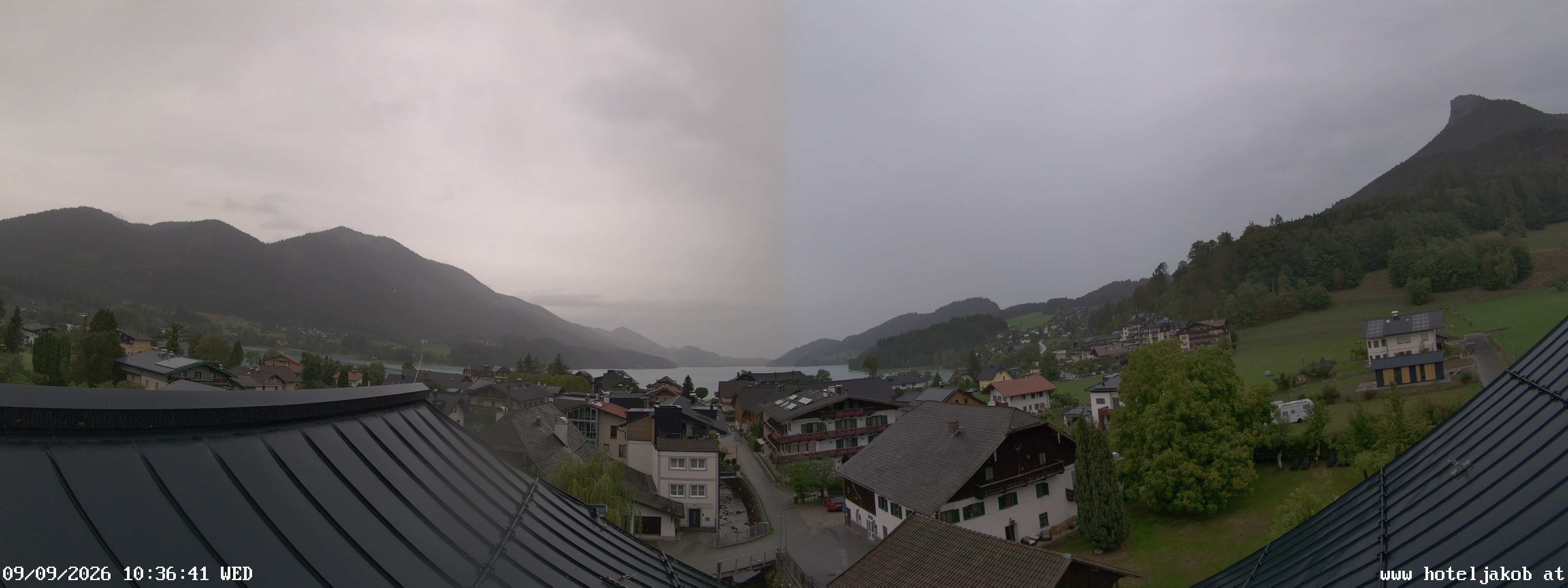 Archiv Foto Webcam Fuschlsee: Hotel Jakob