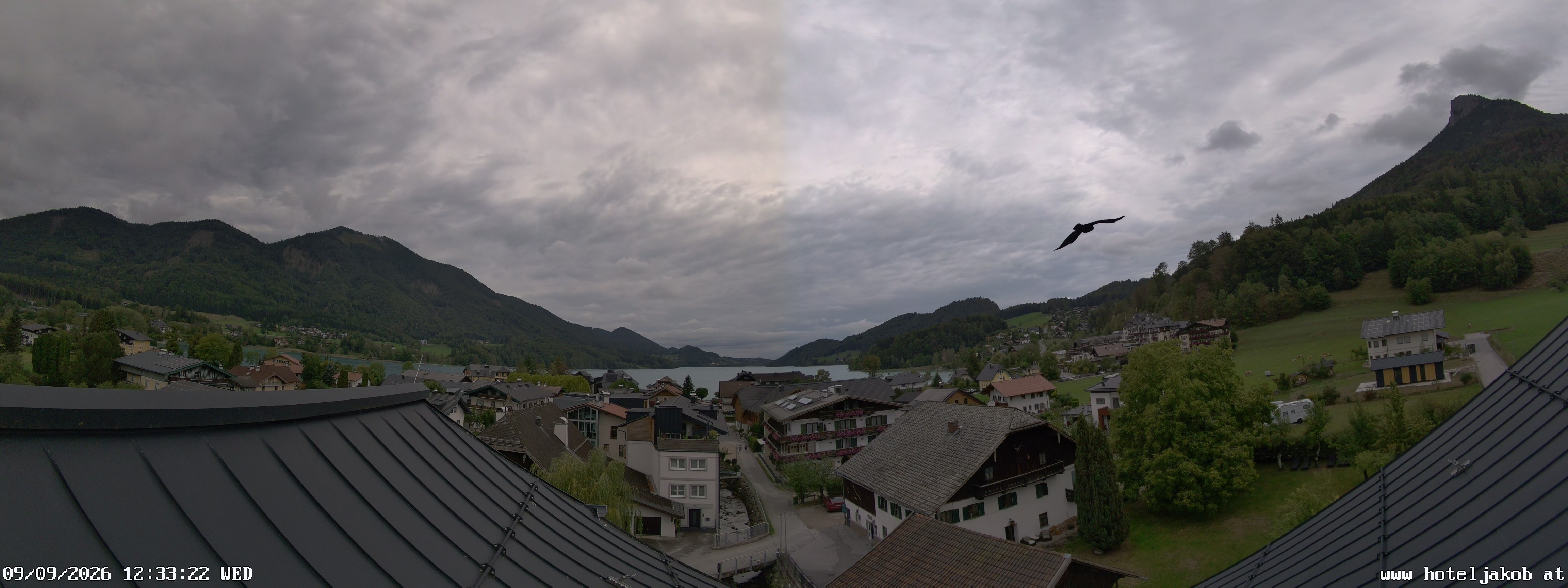 Archiv Foto Webcam Fuschlsee: Hotel Jakob