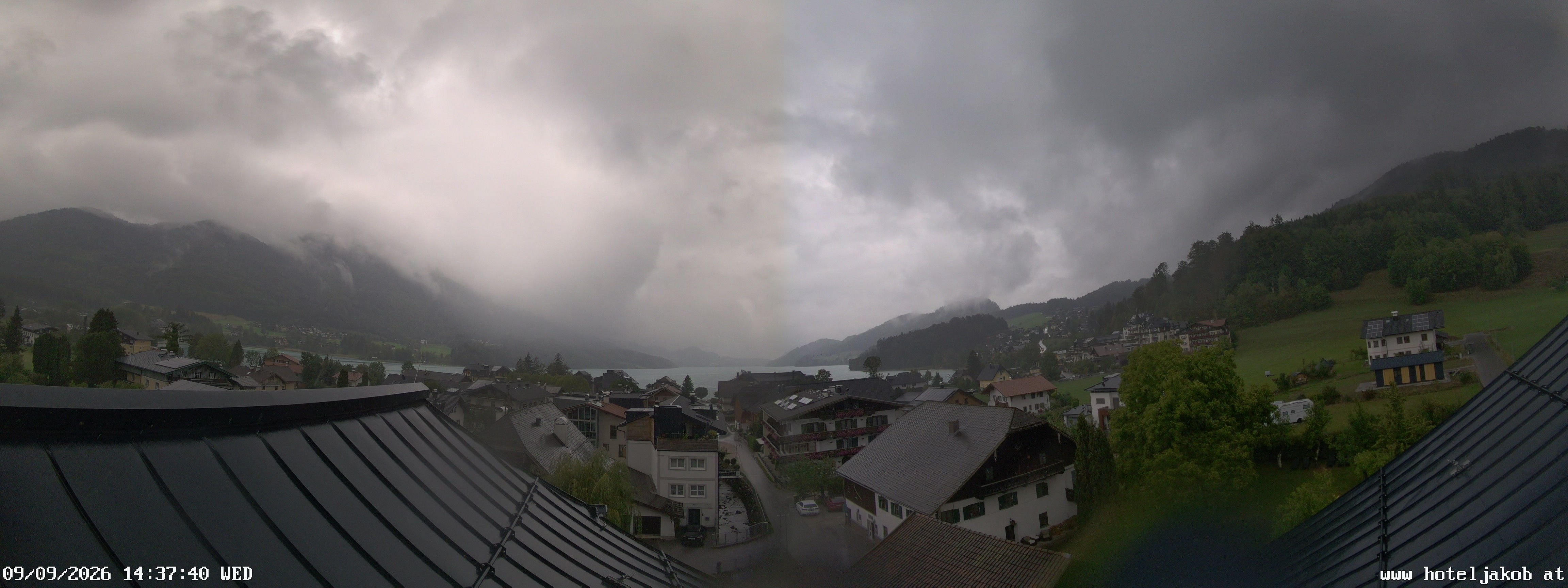 Archiv Foto Webcam Fuschlsee: Hotel Jakob