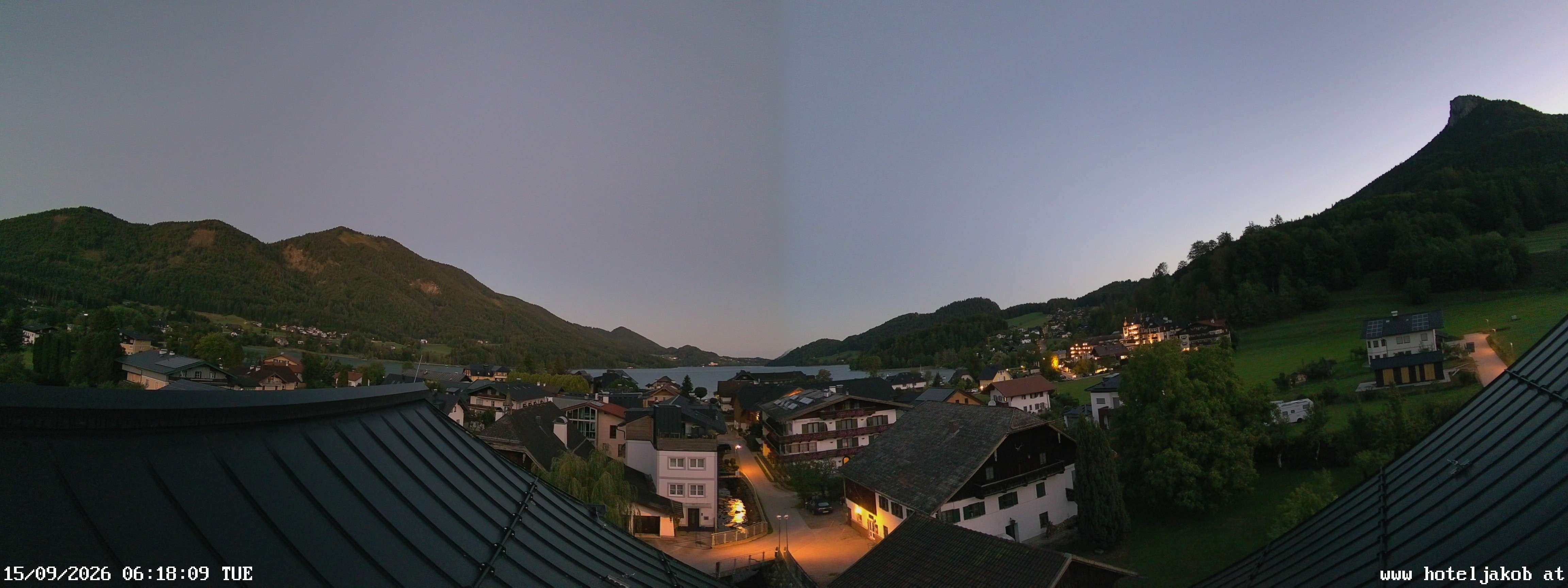 Archiv Foto Webcam Fuschlsee: Hotel Jakob