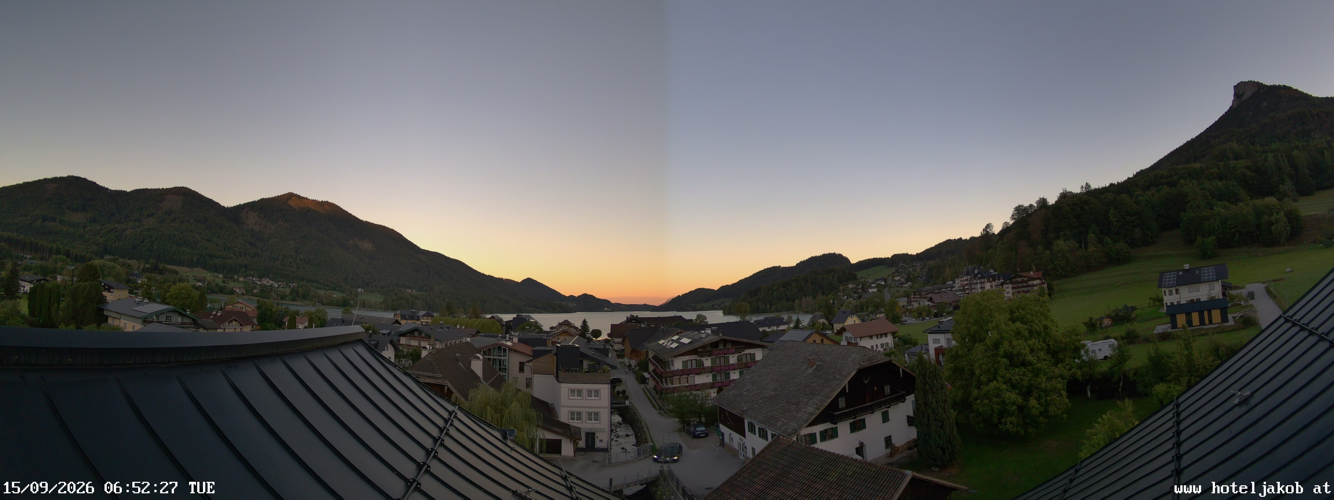 Archiv Foto Webcam Fuschlsee: Hotel Jakob