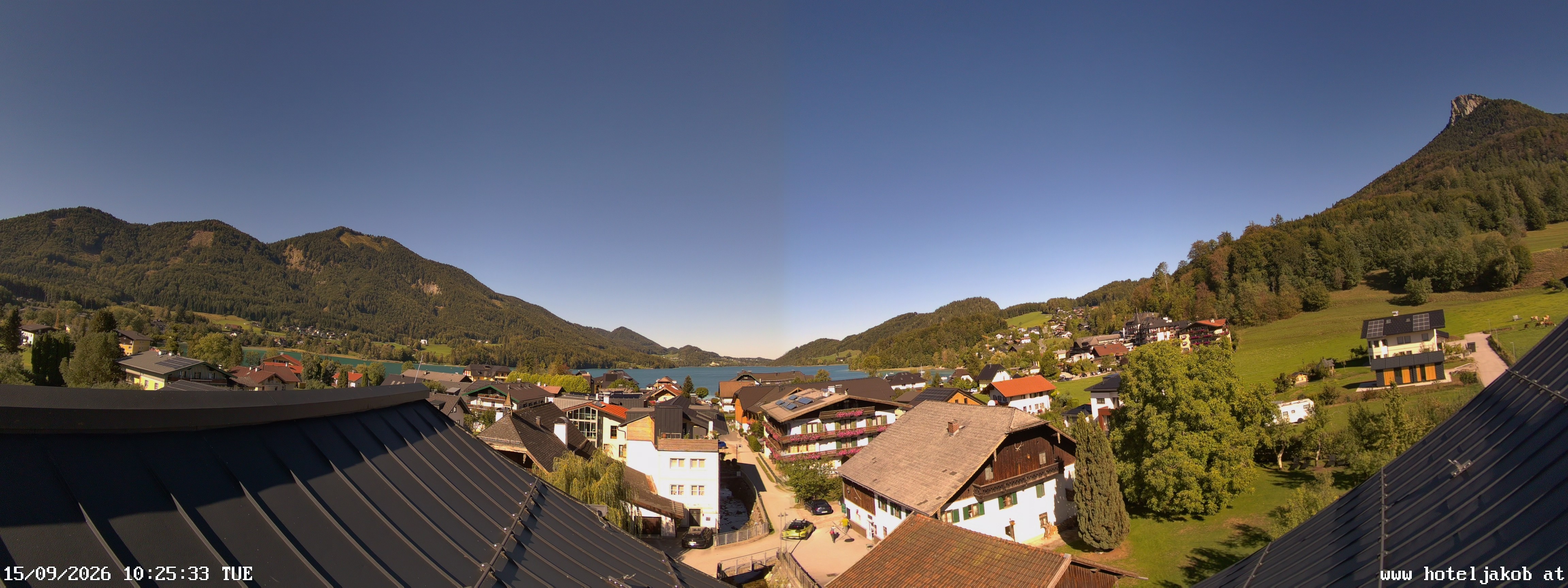 Archiv Foto Webcam Fuschlsee: Hotel Jakob