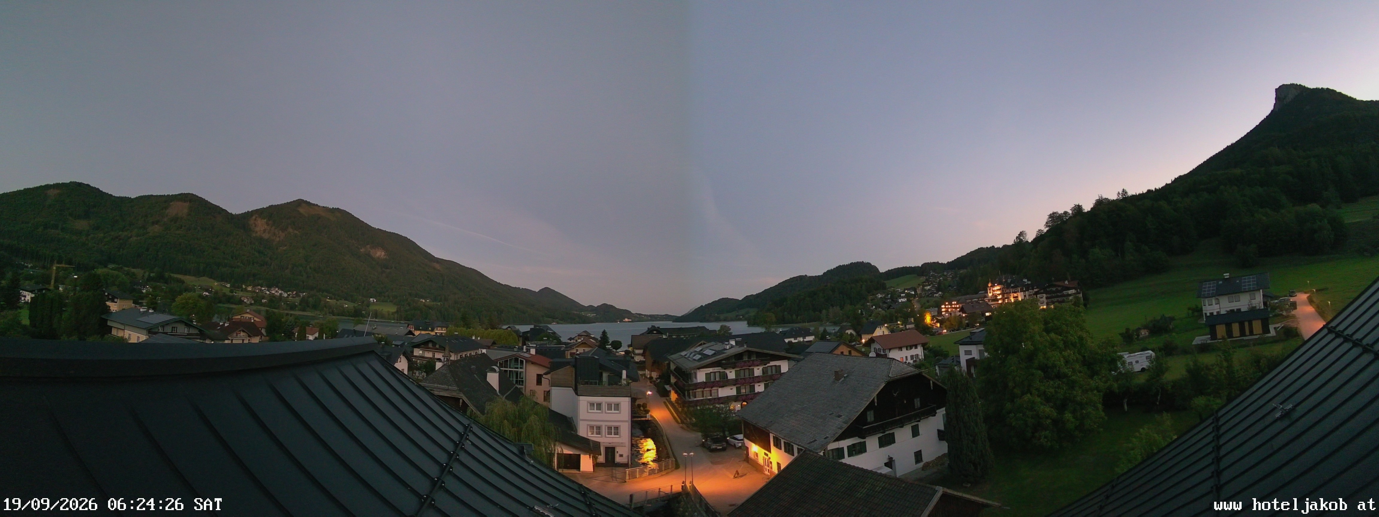 Archiv Foto Webcam Fuschlsee: Hotel Jakob