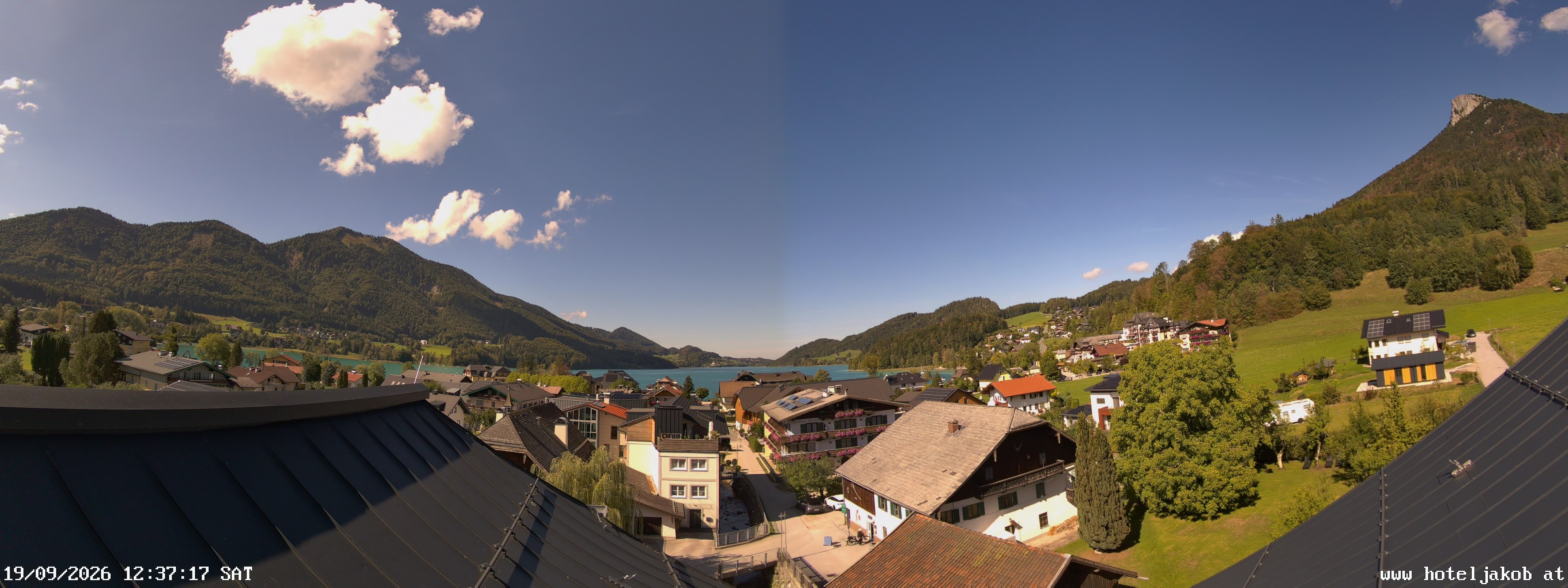 Archiv Foto Webcam Fuschlsee: Hotel Jakob