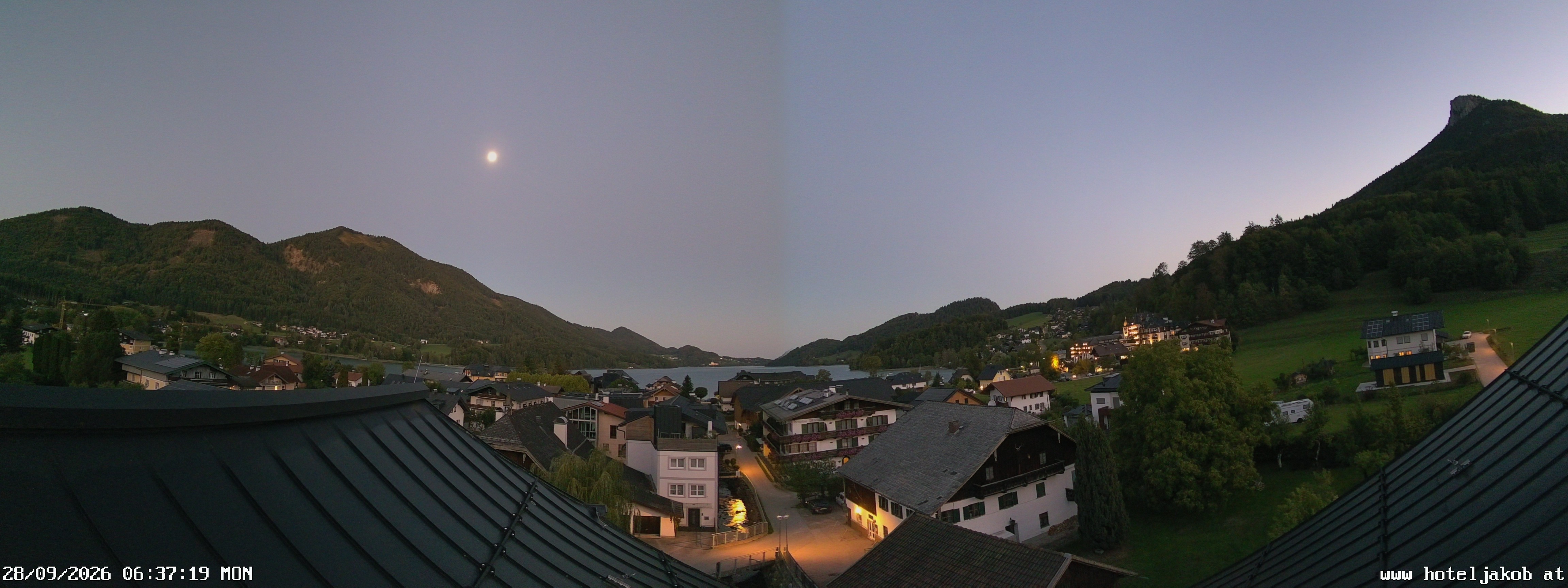 Archiv Foto Webcam Fuschlsee: Hotel Jakob