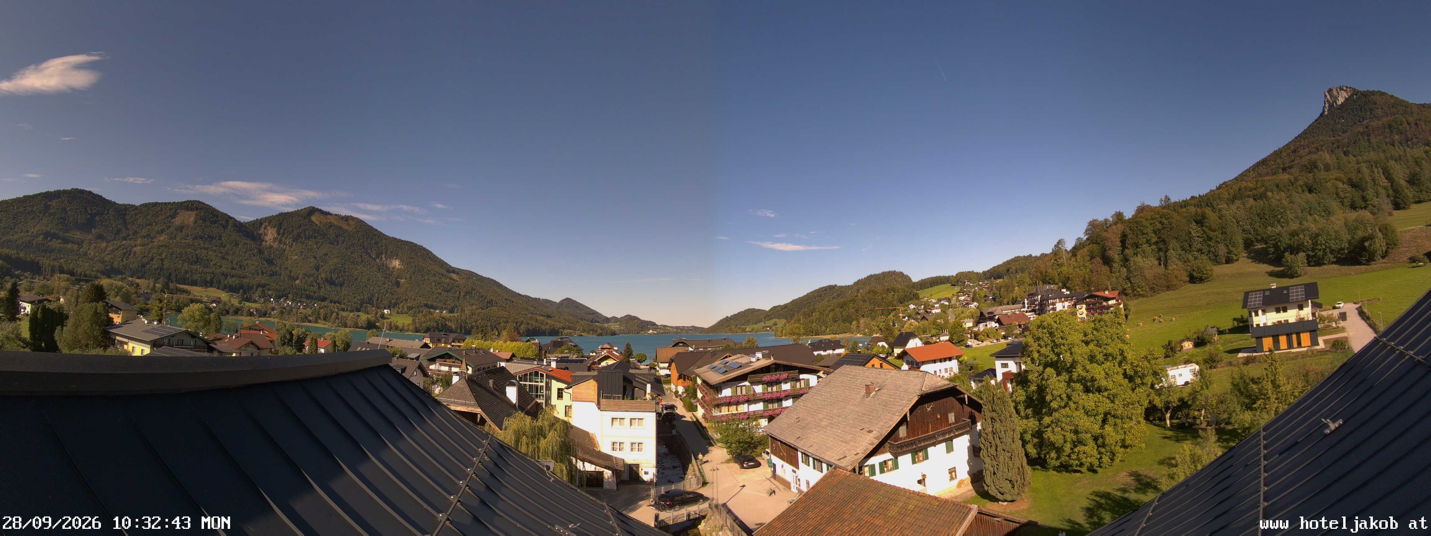 Archiv Foto Webcam Fuschlsee: Hotel Jakob