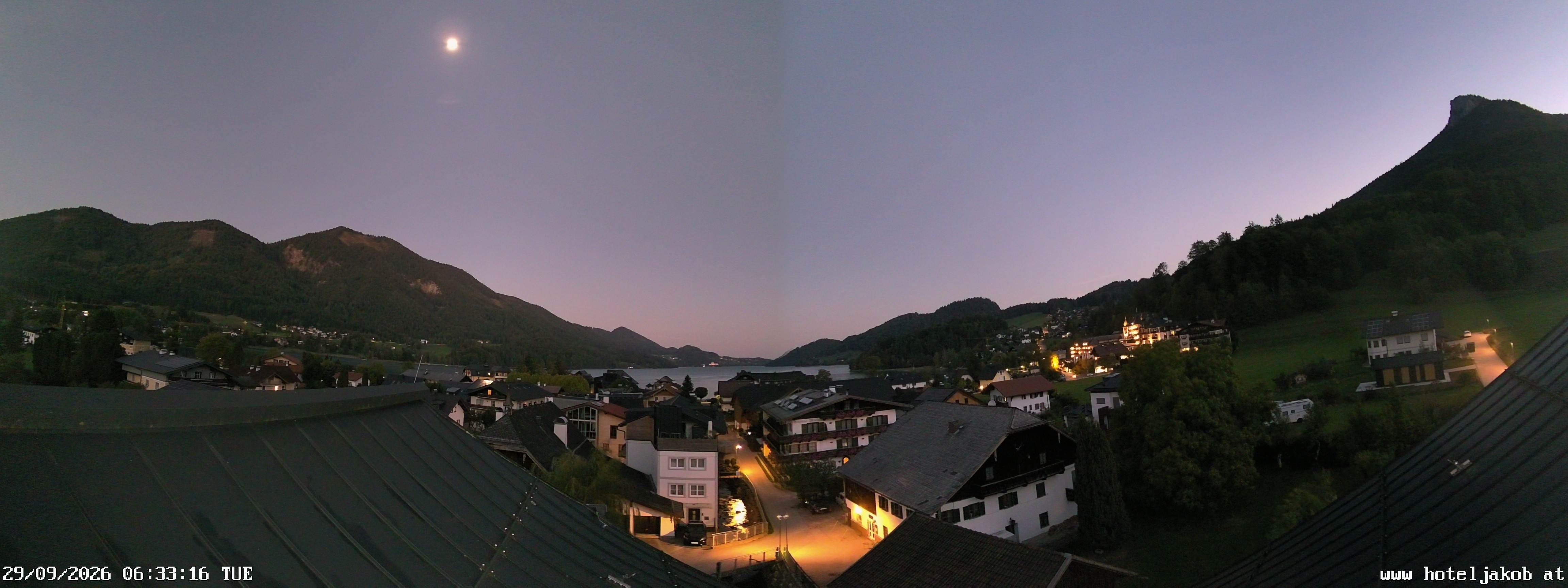 Archiv Foto Webcam Fuschlsee: Hotel Jakob