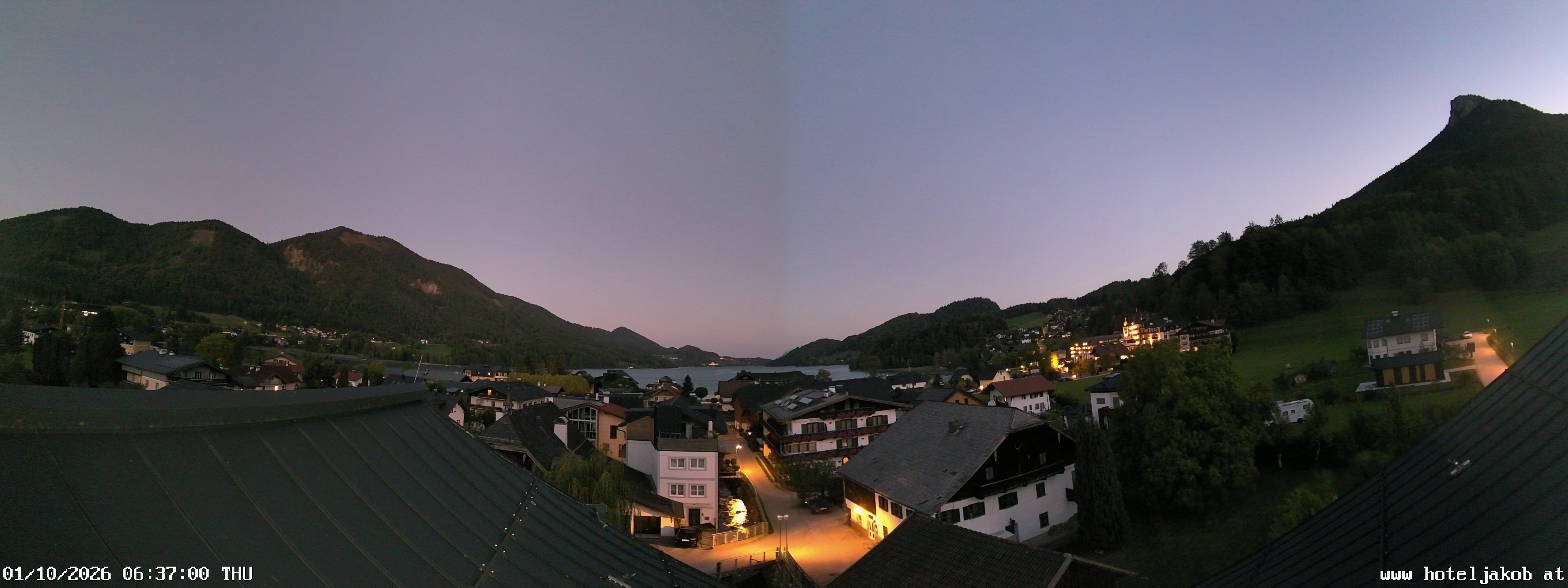 Archiv Foto Webcam Fuschlsee: Hotel Jakob