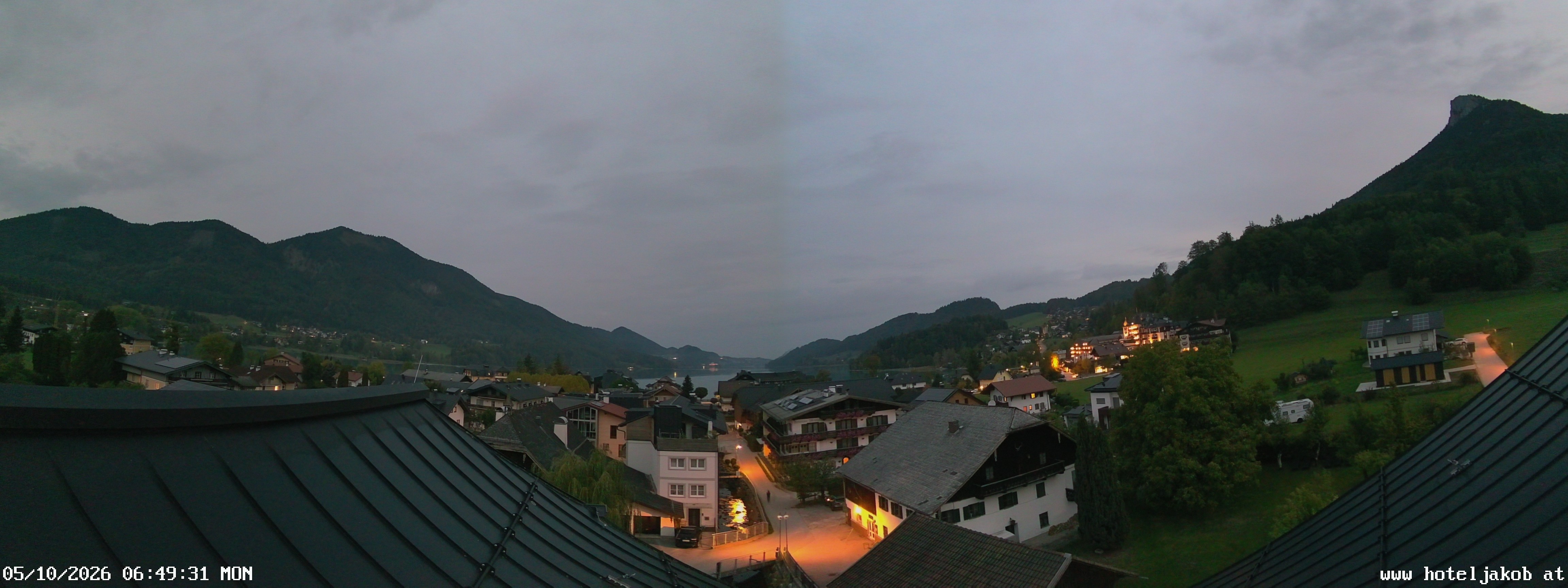 Archiv Foto Webcam Fuschlsee: Hotel Jakob