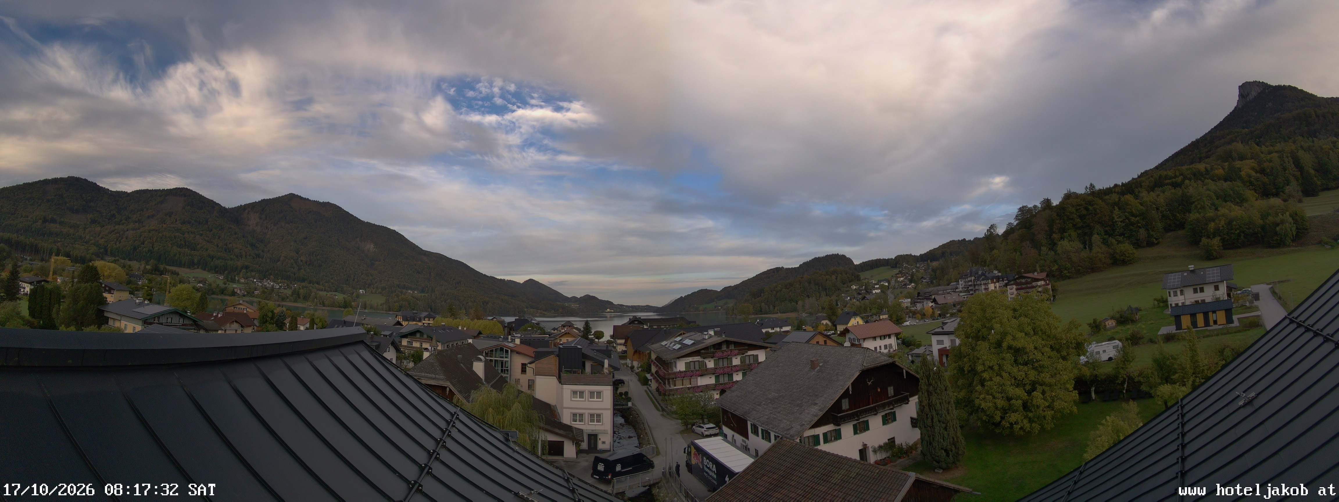 Archiv Foto Webcam Fuschlsee: Hotel Jakob