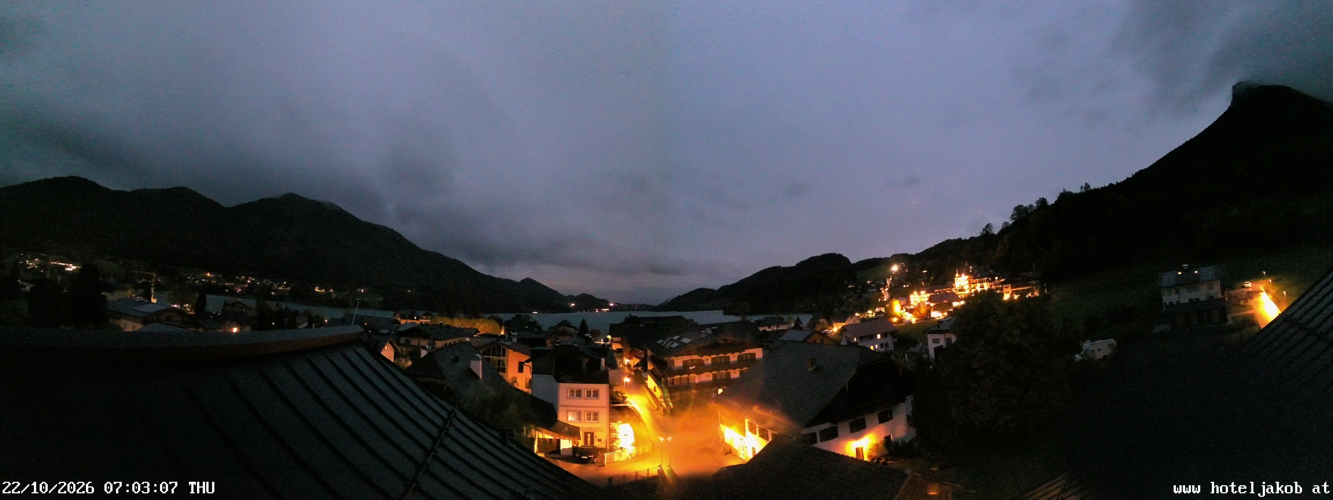 Archiv Foto Webcam Fuschlsee: Hotel Jakob
