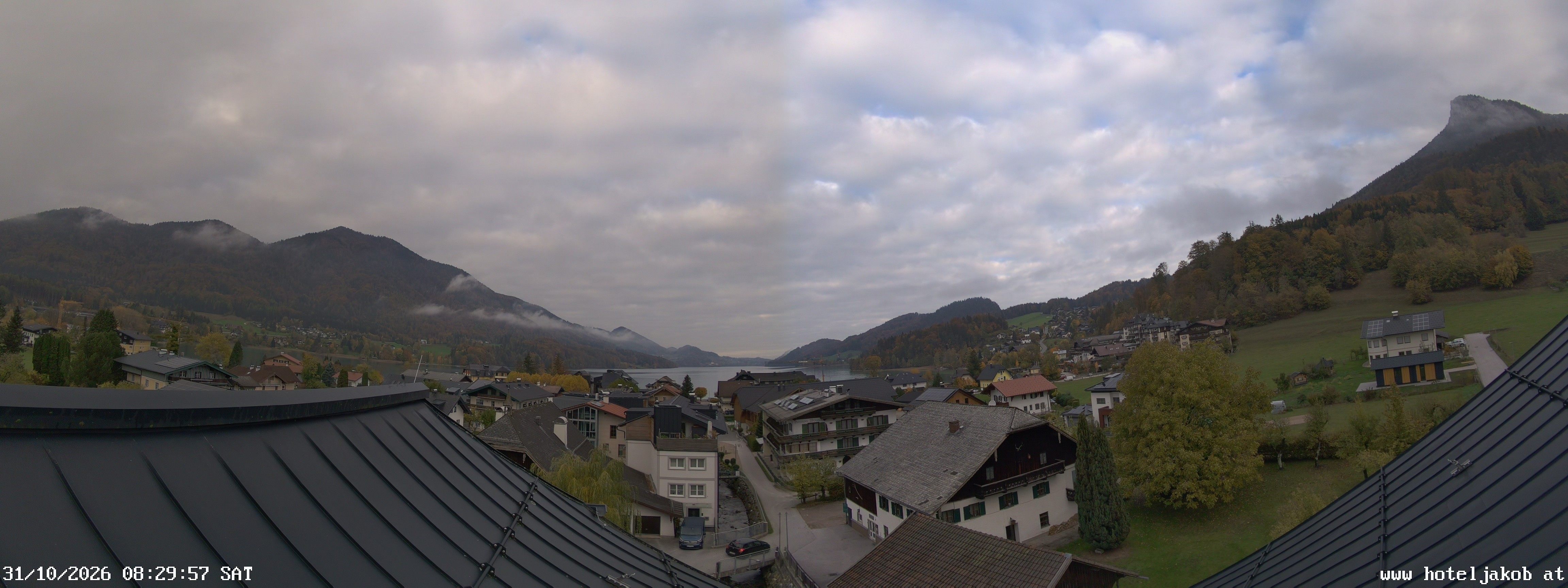 Archiv Foto Webcam Fuschlsee: Hotel Jakob