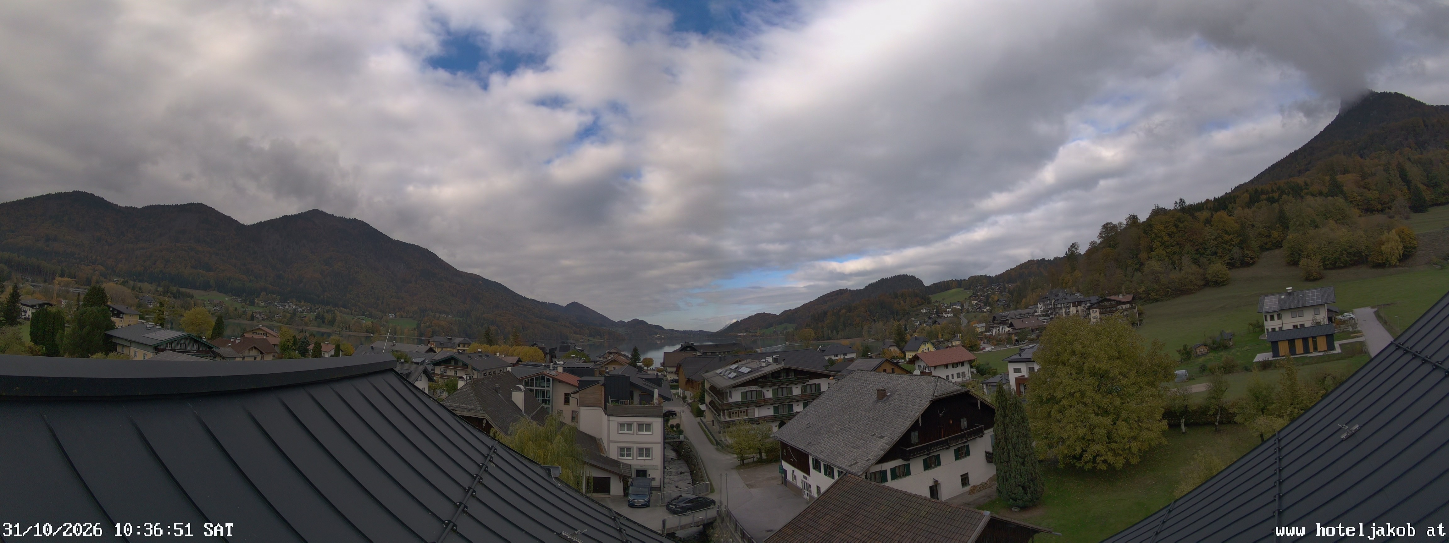 Archiv Foto Webcam Fuschlsee: Hotel Jakob