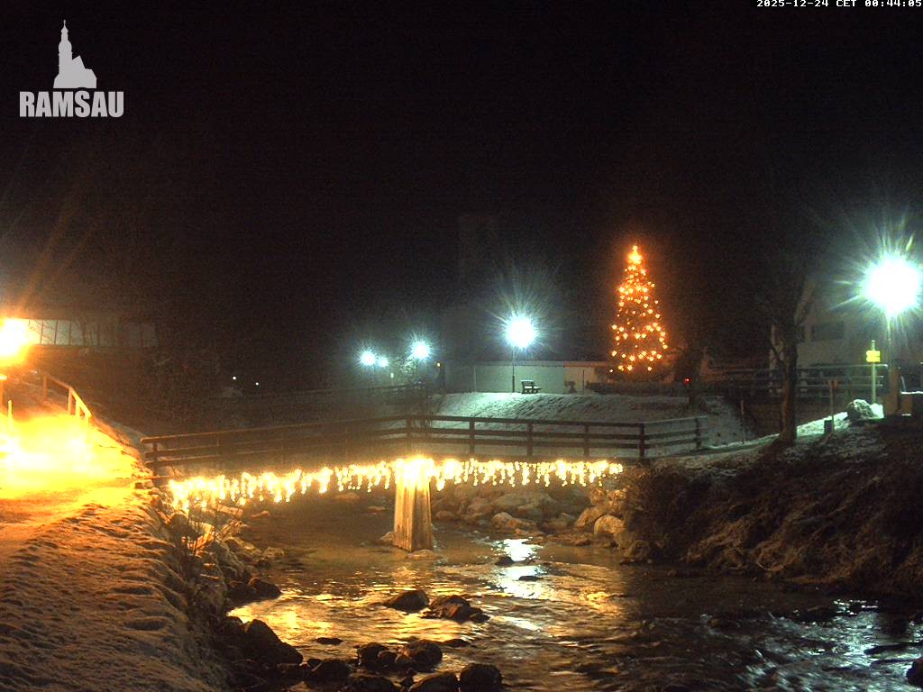 Archiv Foto Webcam Malerwinkel in Ramsau bei Berchtesgaden - Ortskirche St. Sebastian