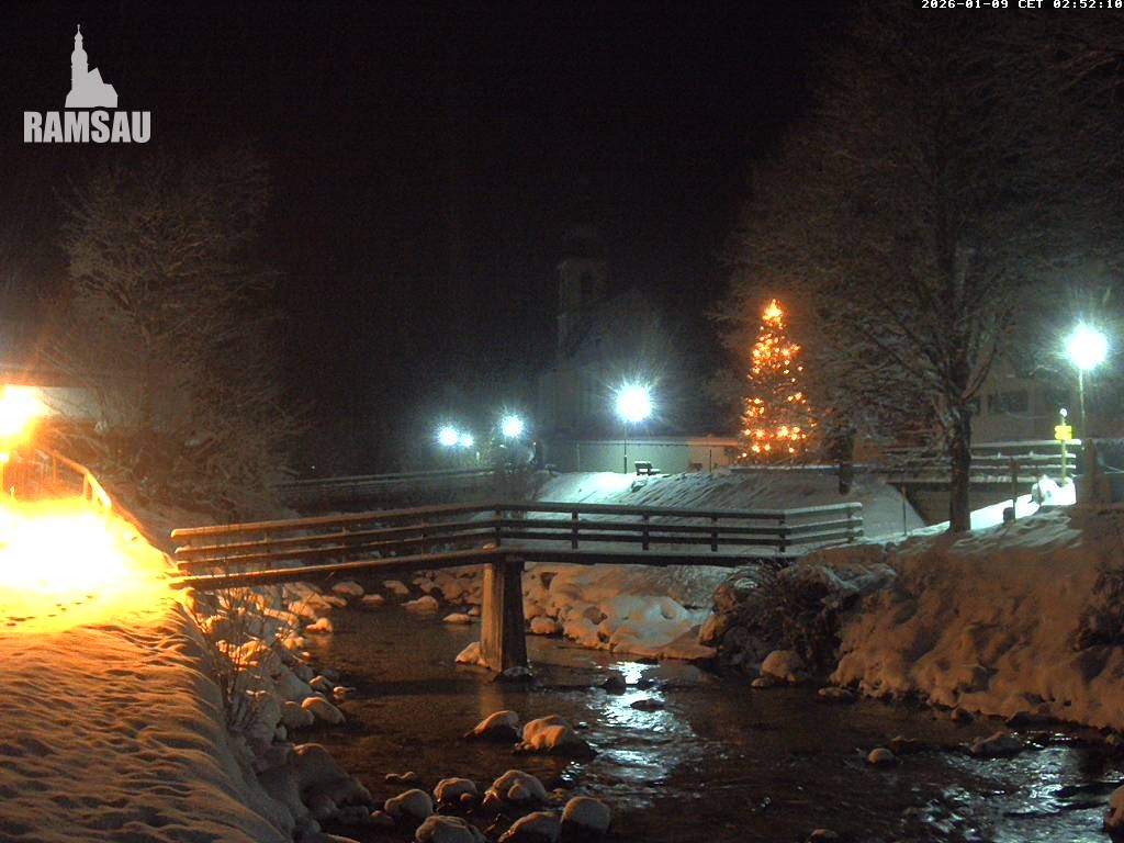 Archived image Webcam Ramsau - Berchtesgaden - St. Sebastian Church