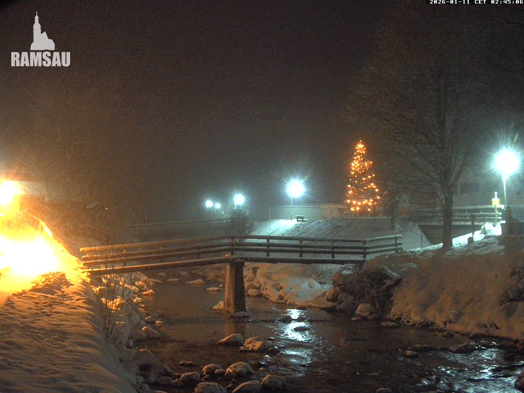 Archiv Foto Webcam Malerwinkel in Ramsau bei Berchtesgaden - Ortskirche St. Sebastian