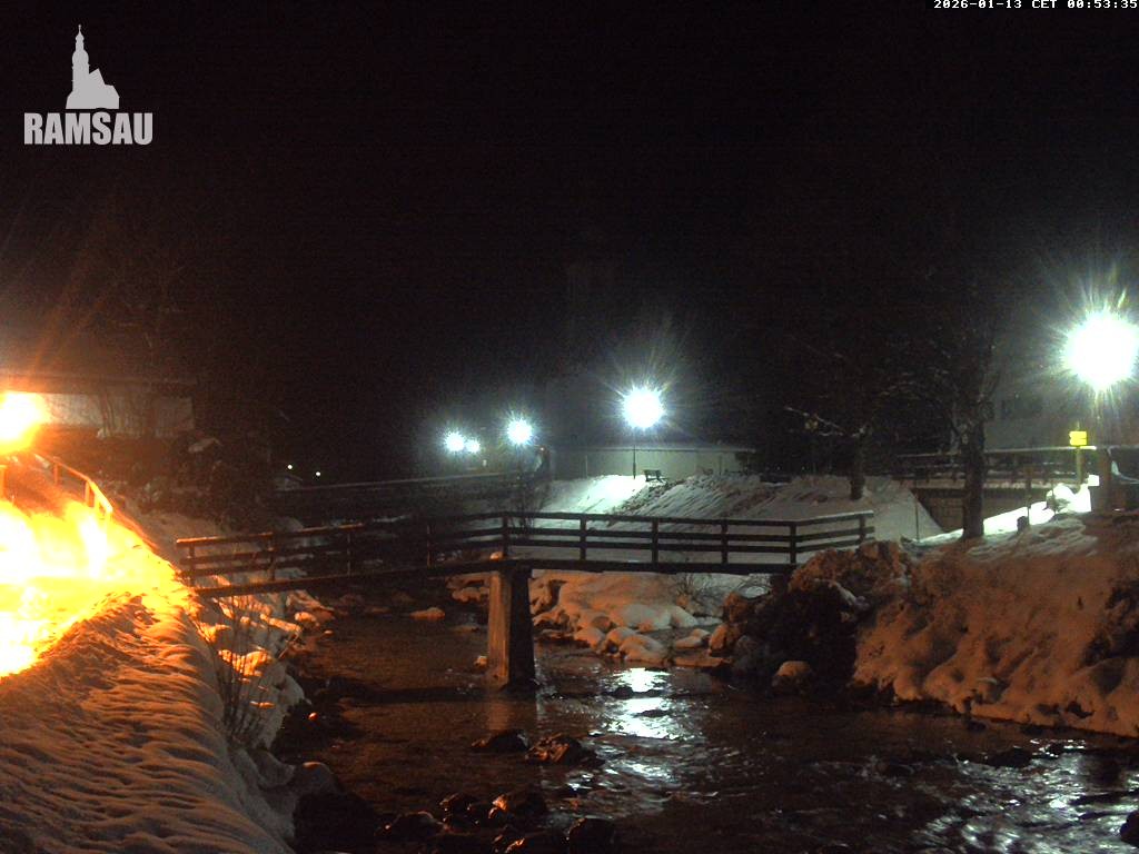 Archived image Webcam Ramsau - Berchtesgaden - St. Sebastian Church