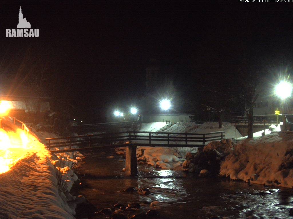 Archived image Webcam Ramsau - Berchtesgaden - St. Sebastian Church