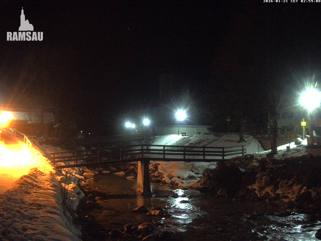 Archived image Webcam Ramsau - Berchtesgaden - St. Sebastian Church