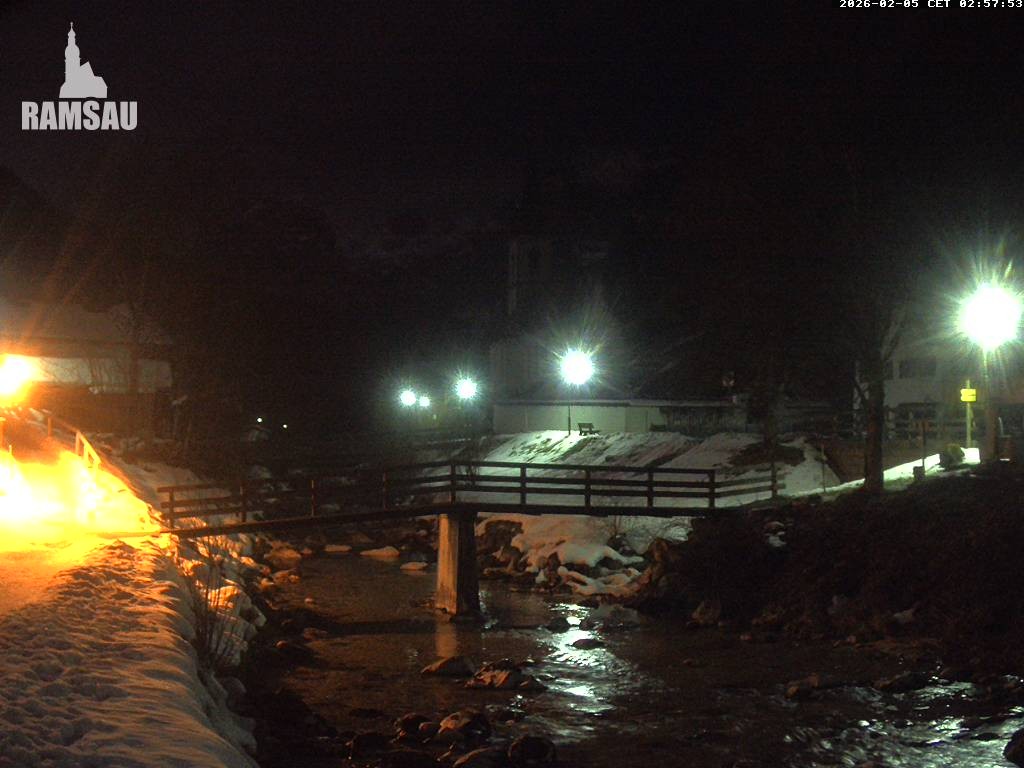 Archiv Foto Webcam Malerwinkel in Ramsau bei Berchtesgaden - Ortskirche St. Sebastian