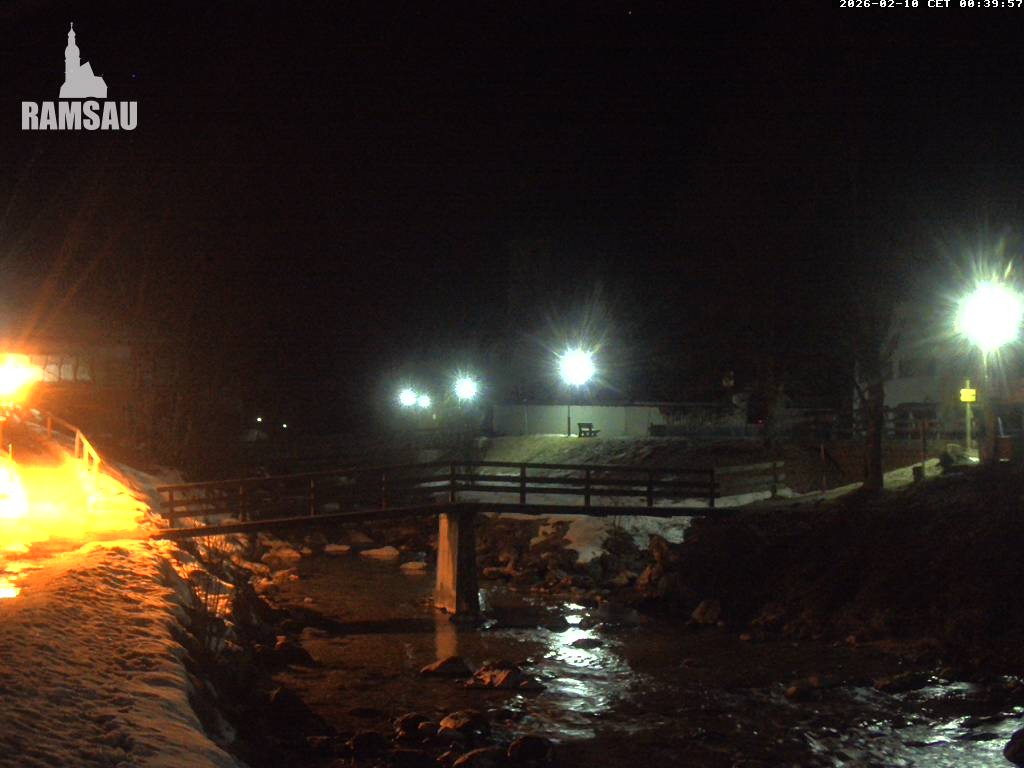 Archiv Foto Webcam Malerwinkel in Ramsau bei Berchtesgaden - Ortskirche St. Sebastian