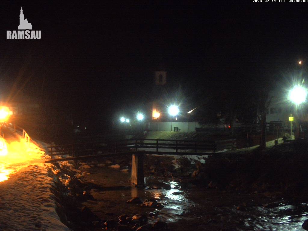 Archiv Foto Webcam Malerwinkel in Ramsau bei Berchtesgaden - Ortskirche St. Sebastian