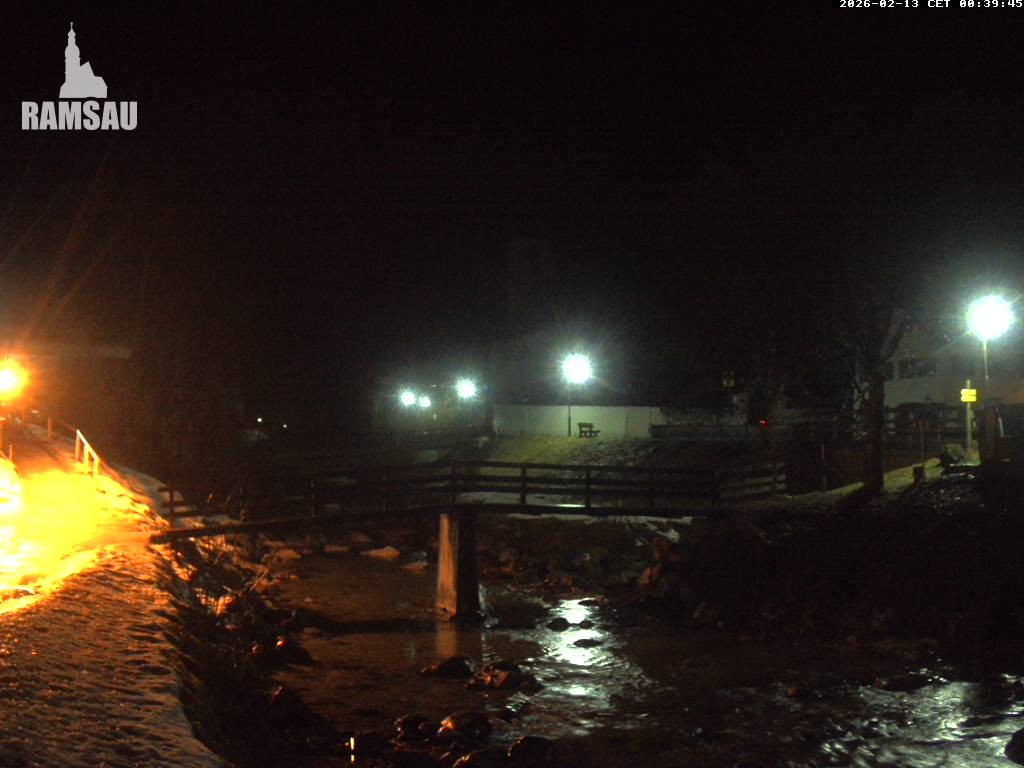 Archiv Foto Webcam Malerwinkel in Ramsau bei Berchtesgaden - Ortskirche St. Sebastian