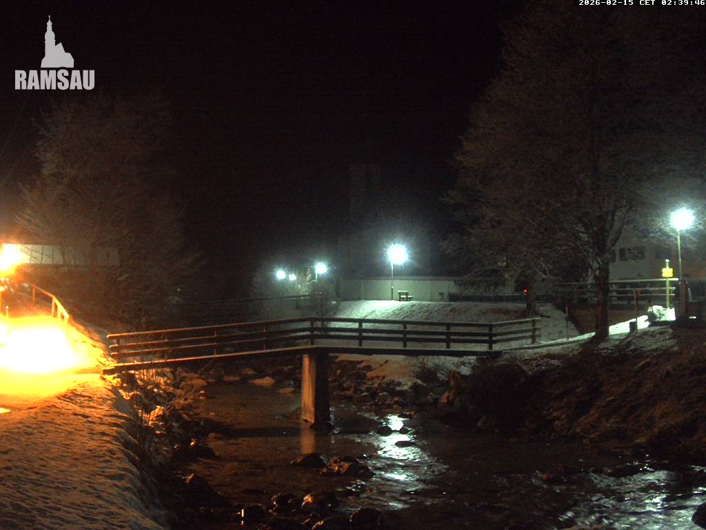 Archiv Foto Webcam Malerwinkel in Ramsau bei Berchtesgaden - Ortskirche St. Sebastian