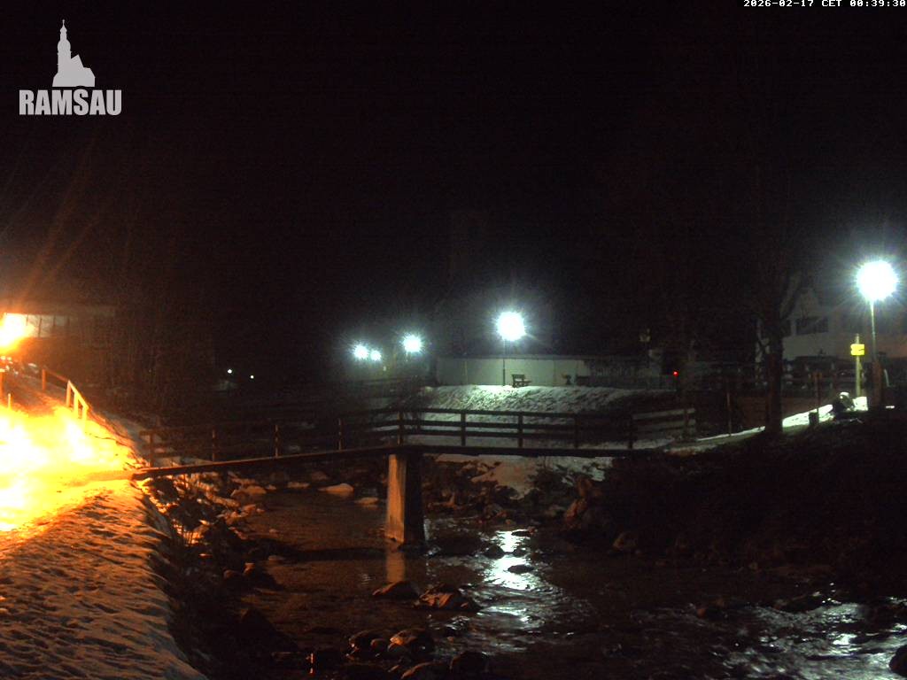 Archiv Foto Webcam Malerwinkel in Ramsau bei Berchtesgaden - Ortskirche St. Sebastian