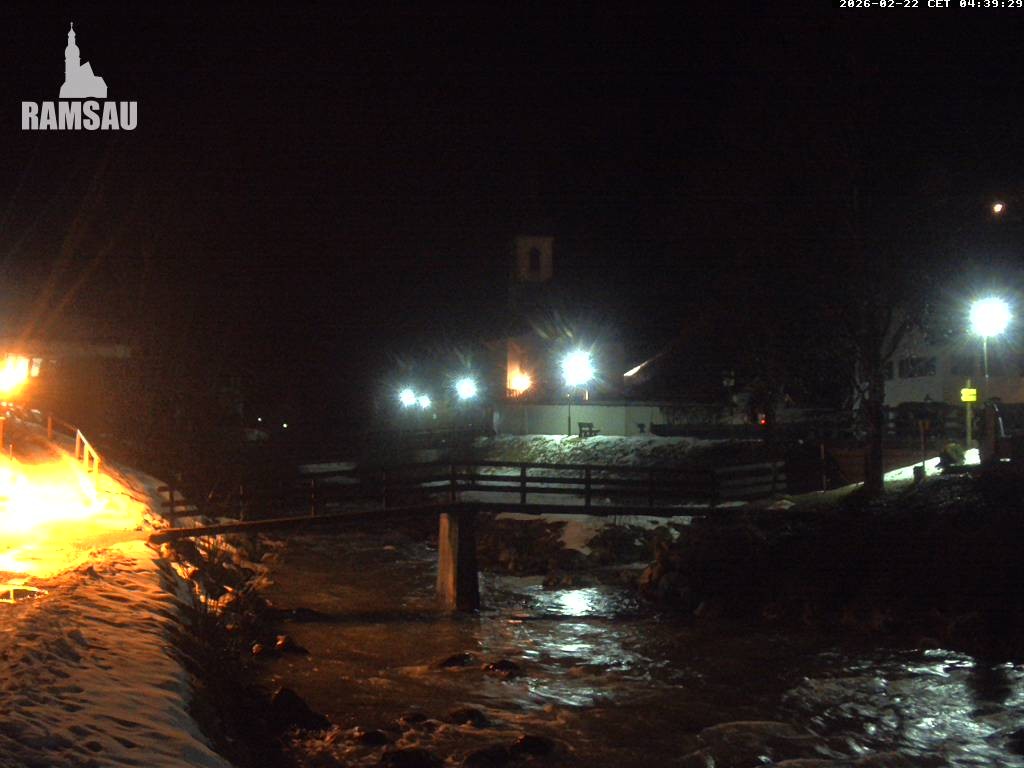 Archived image Webcam Ramsau - Berchtesgaden - St. Sebastian Church