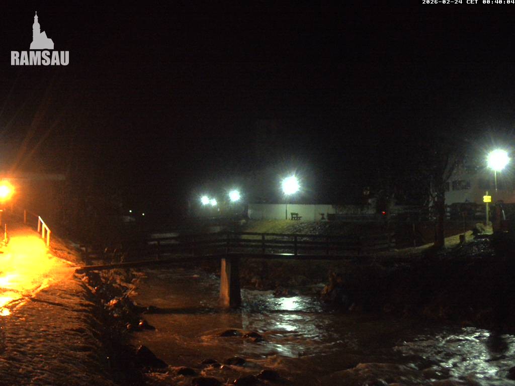 Archiv Foto Webcam Malerwinkel in Ramsau bei Berchtesgaden - Ortskirche St. Sebastian