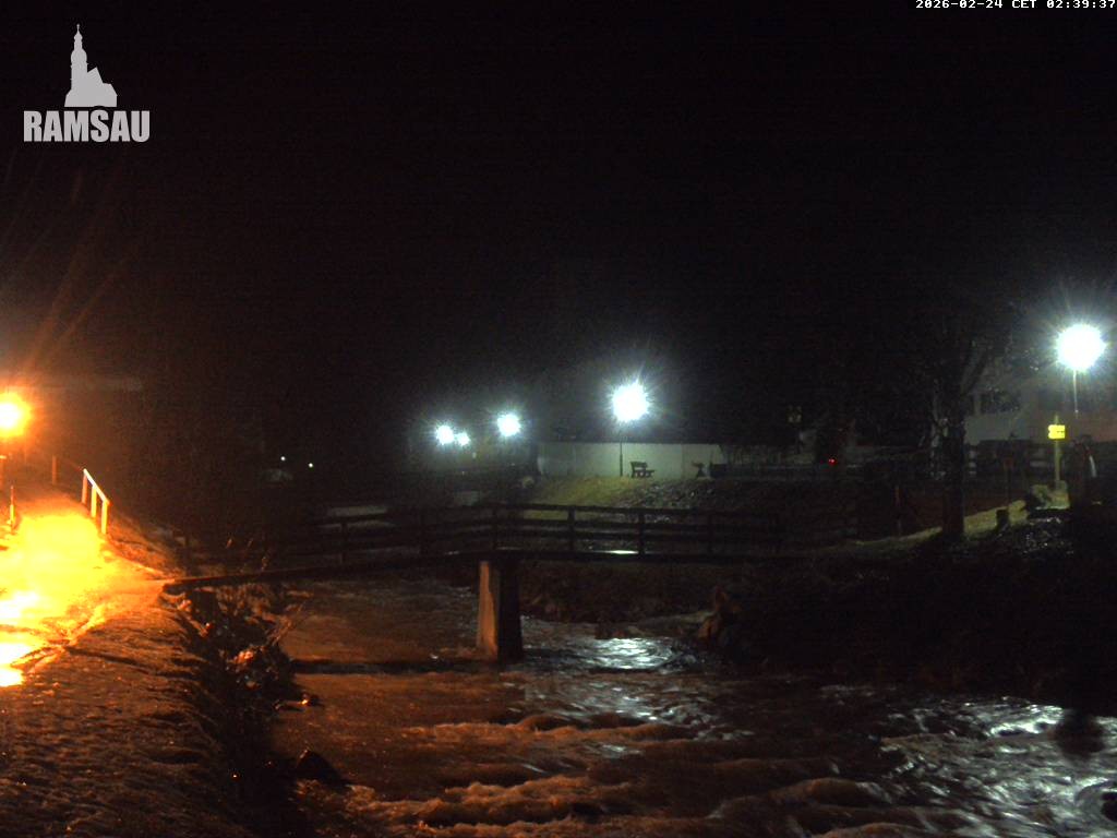 Archiv Foto Webcam Malerwinkel in Ramsau bei Berchtesgaden - Ortskirche St. Sebastian