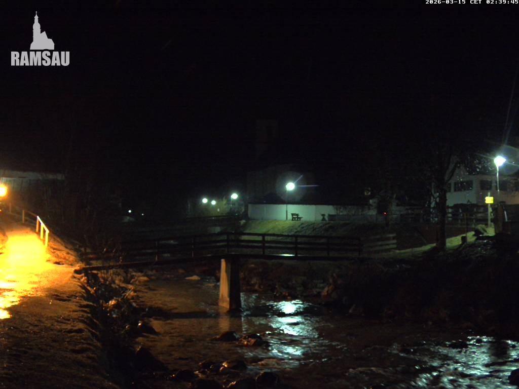 Archiv Foto Webcam Malerwinkel in Ramsau bei Berchtesgaden - Ortskirche St. Sebastian