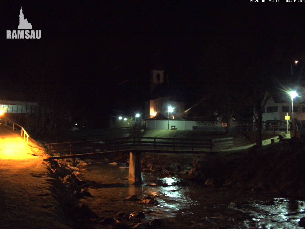 Archived image Webcam Ramsau - Berchtesgaden - St. Sebastian Church