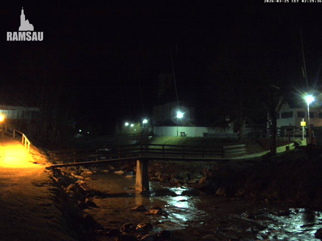 Archived image Webcam Ramsau - Berchtesgaden - St. Sebastian Church
