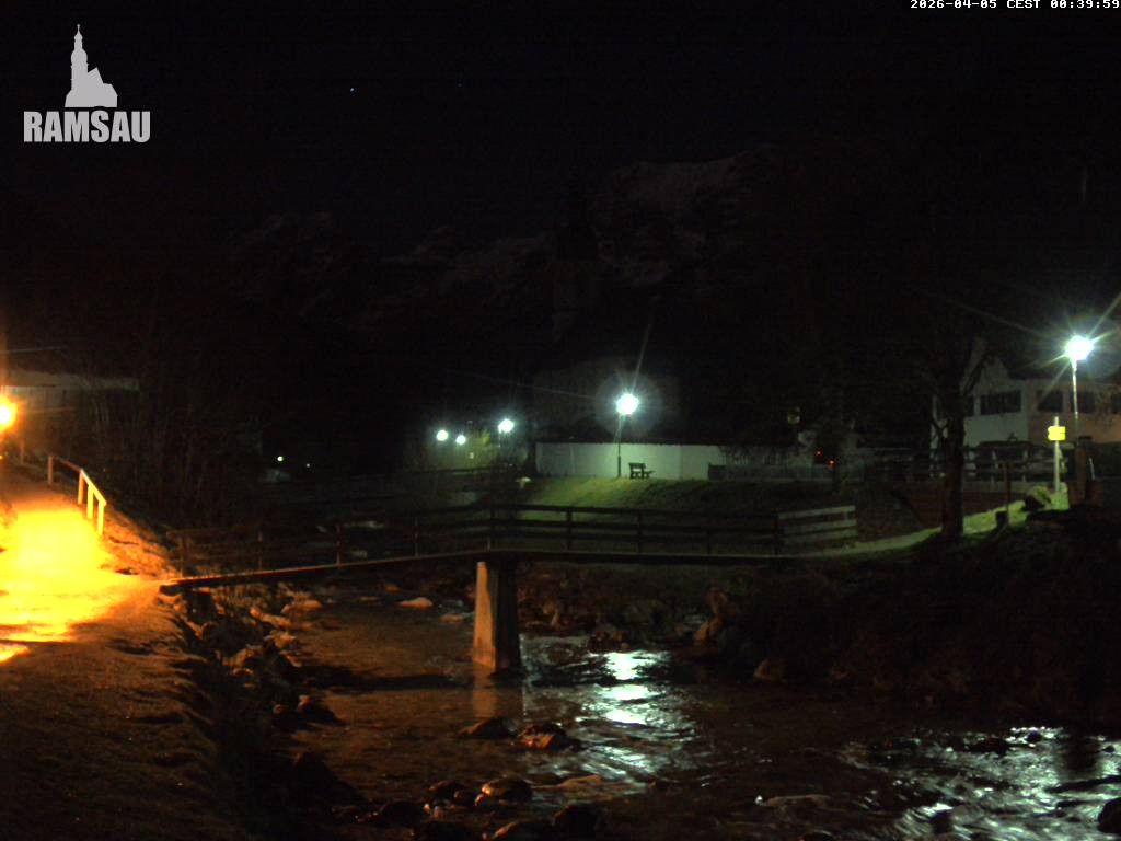 Archiv Foto Webcam Malerwinkel in Ramsau bei Berchtesgaden - Ortskirche St. Sebastian