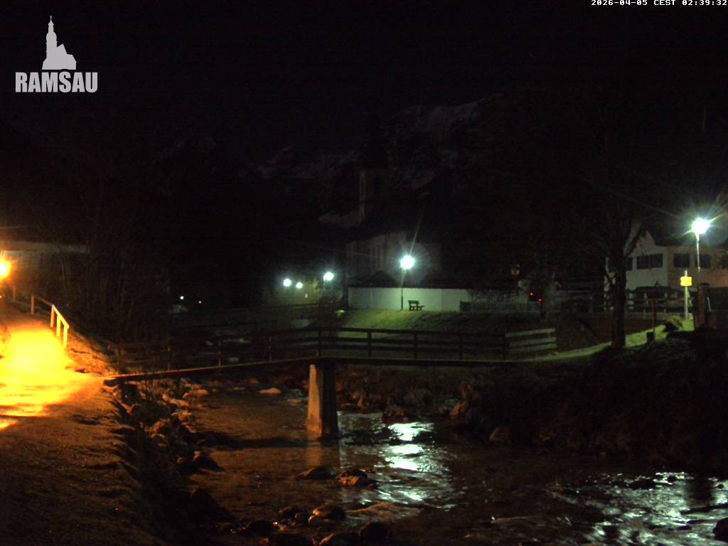 Archiv Foto Webcam Malerwinkel in Ramsau bei Berchtesgaden - Ortskirche St. Sebastian