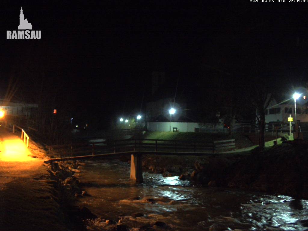 Archiv Foto Webcam Malerwinkel in Ramsau bei Berchtesgaden - Ortskirche St. Sebastian