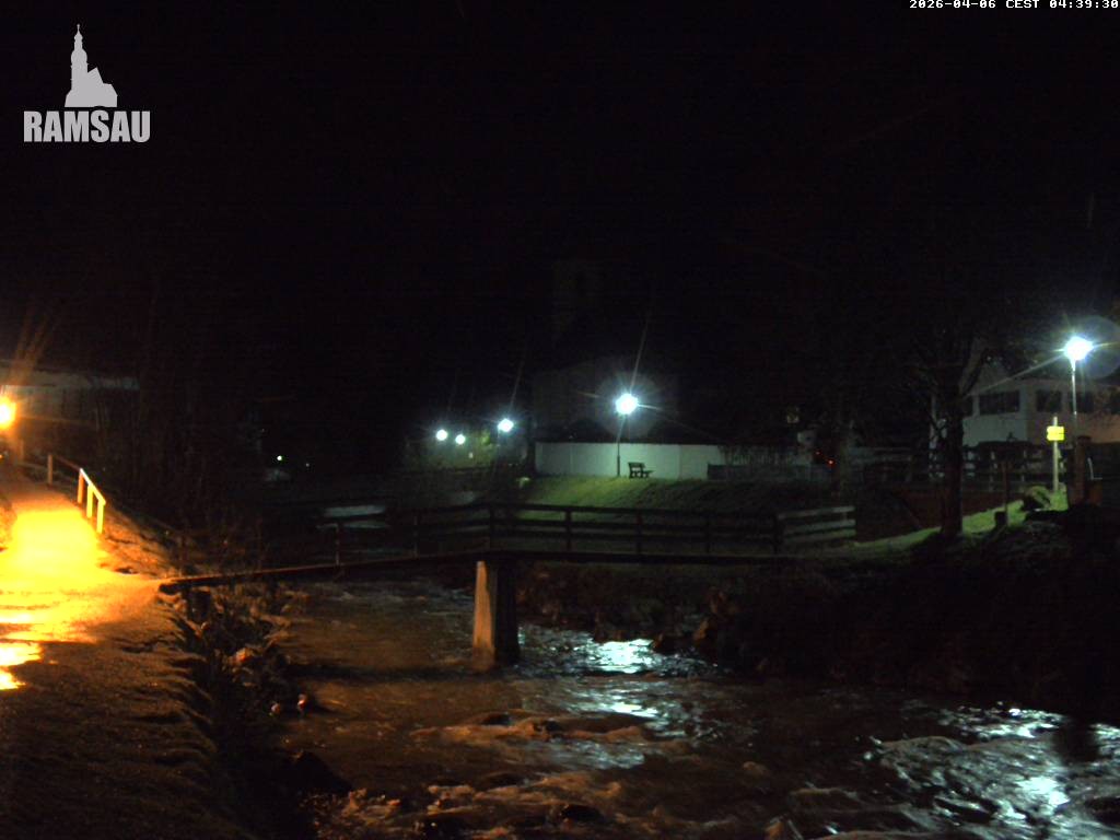Archived image Webcam Ramsau - Berchtesgaden - St. Sebastian Church